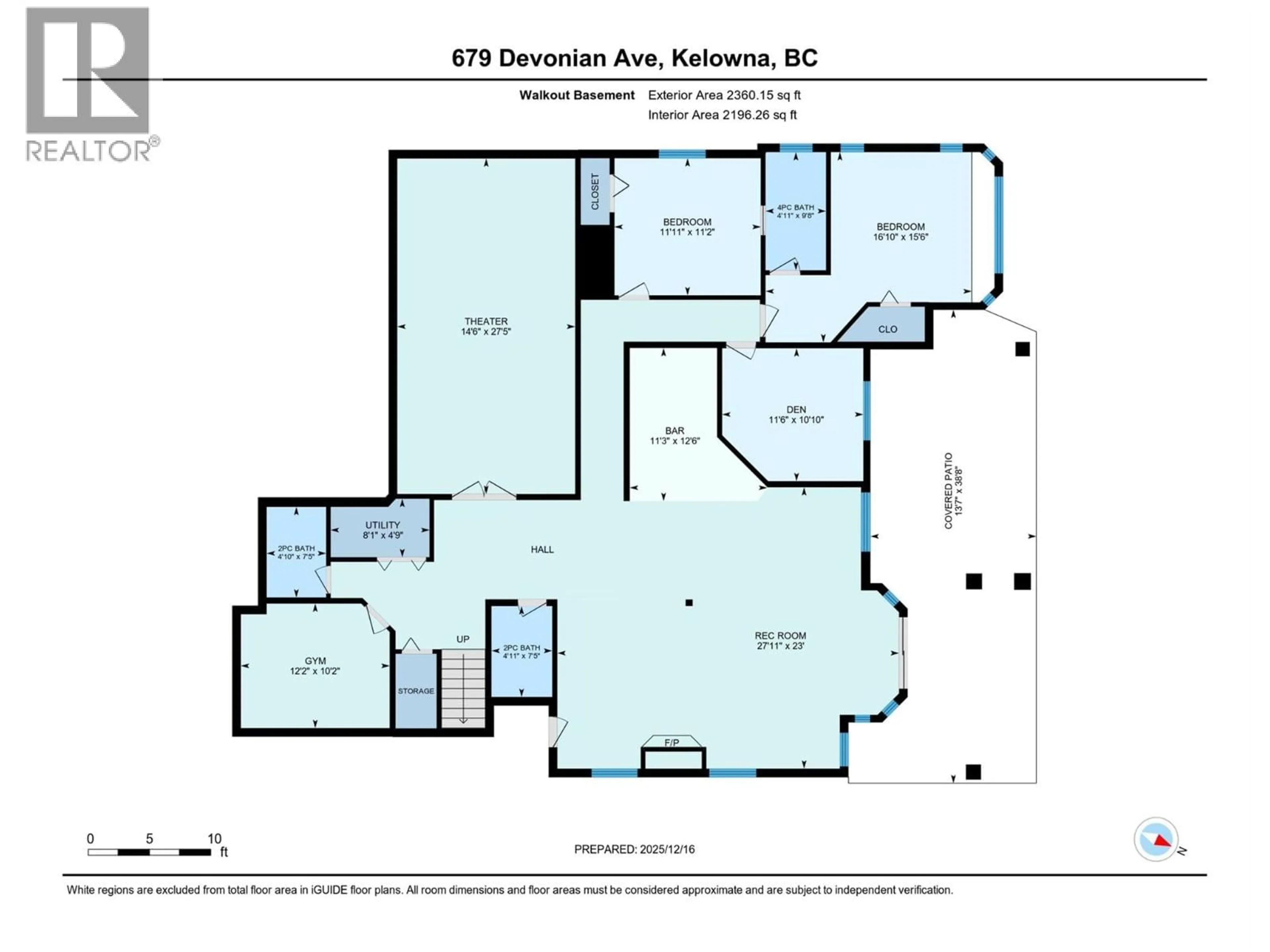 Floor plan for 679 DEVONIAN AVENUE, Kelowna British Columbia V1W5C2