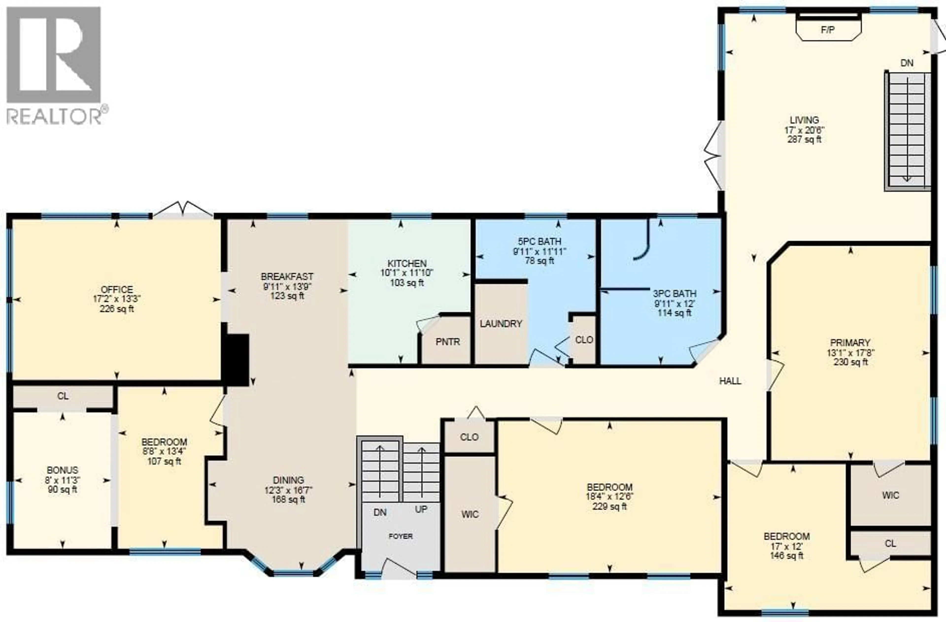 Floor plan for 7992 FALCON RIDGE CRESCENT, Kelowna British Columbia V1P1J2
