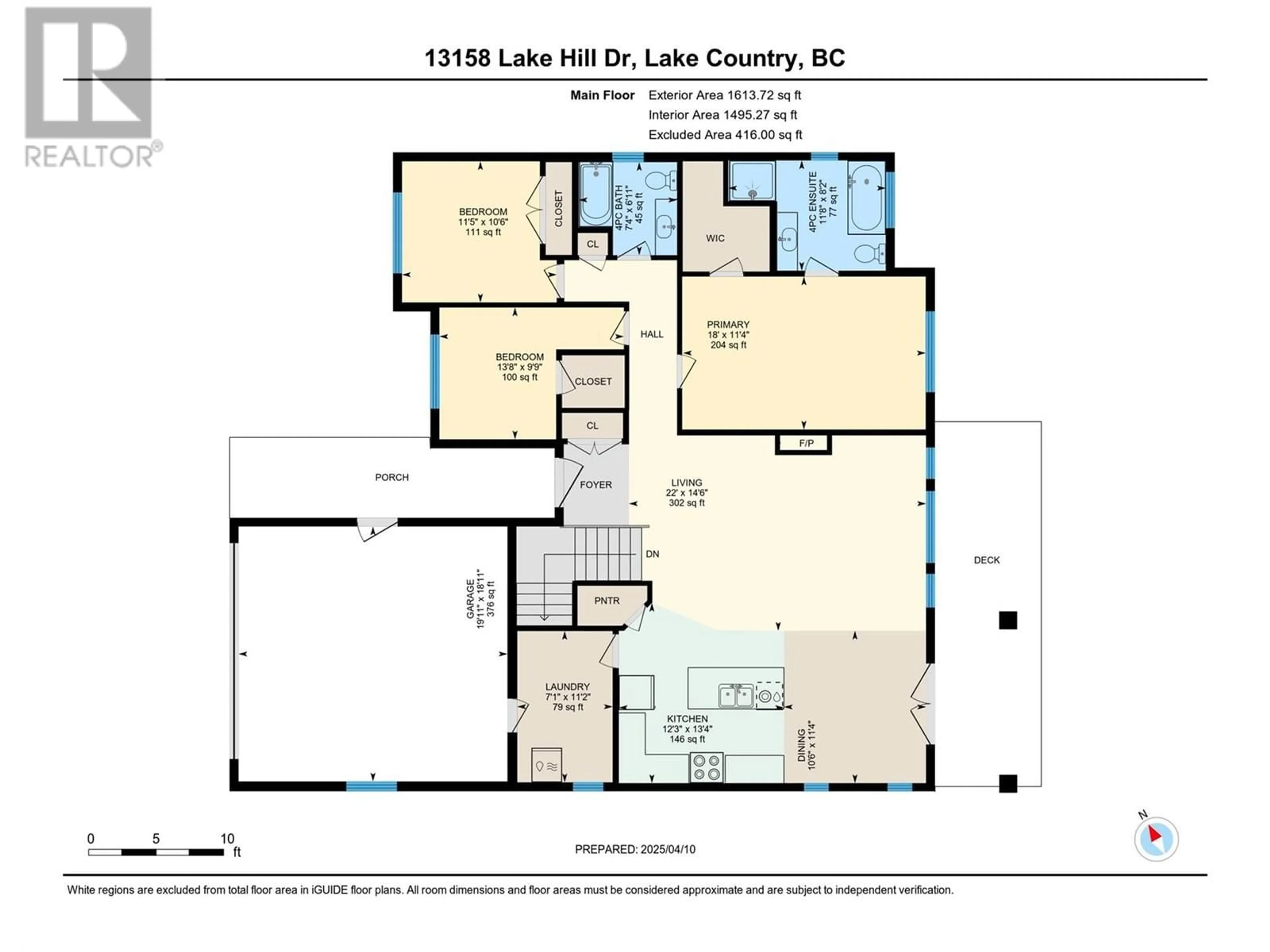 Floor plan for 13158 LAKE HILL DRIVE, Lake Country British Columbia V4V2P8