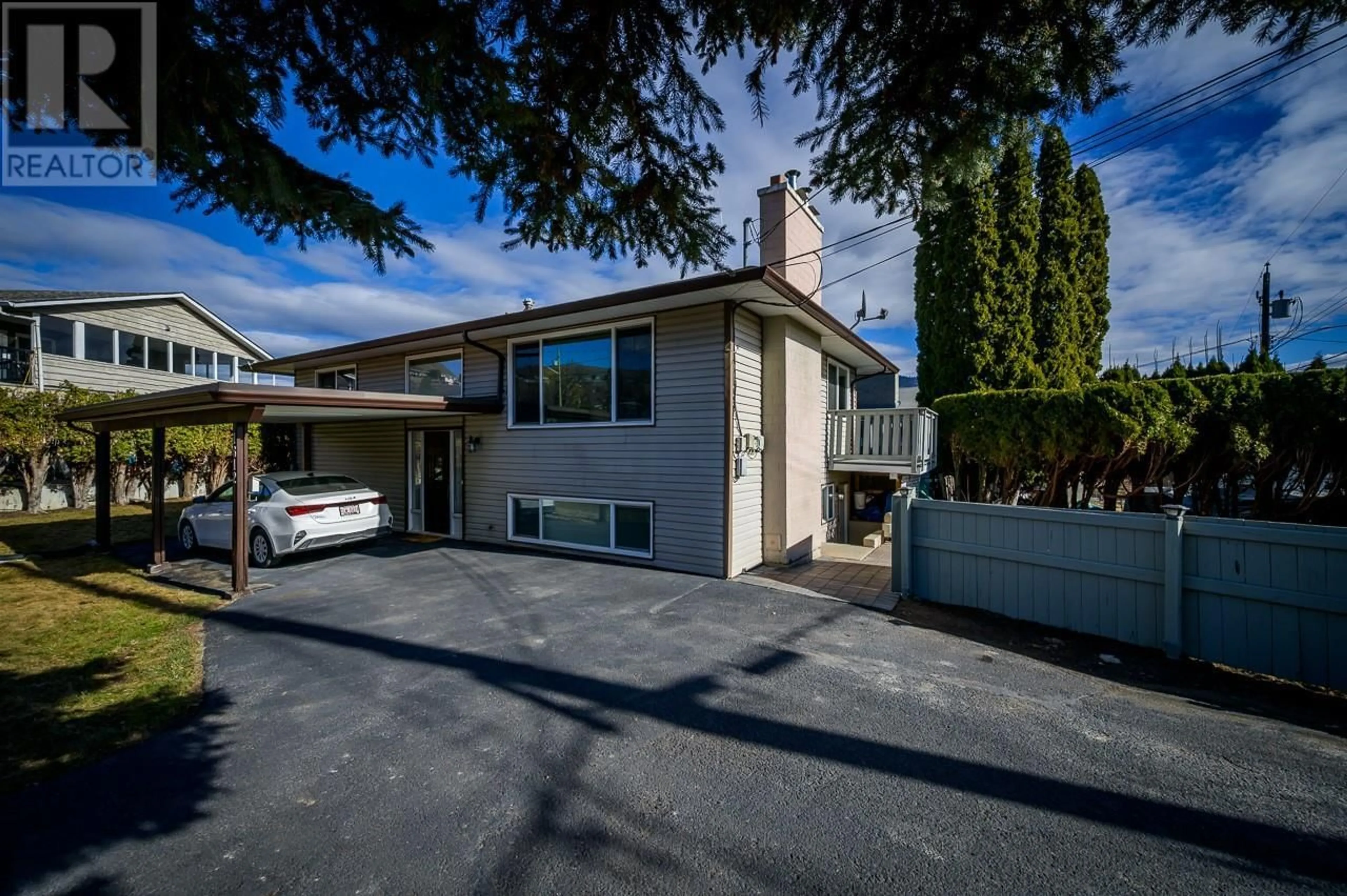 A pic from outside/outdoor area/front of a property/back of a property/a pic from drone, street for 1612 SHERIDAN DRIVE, Kamloops British Columbia V2B6A9