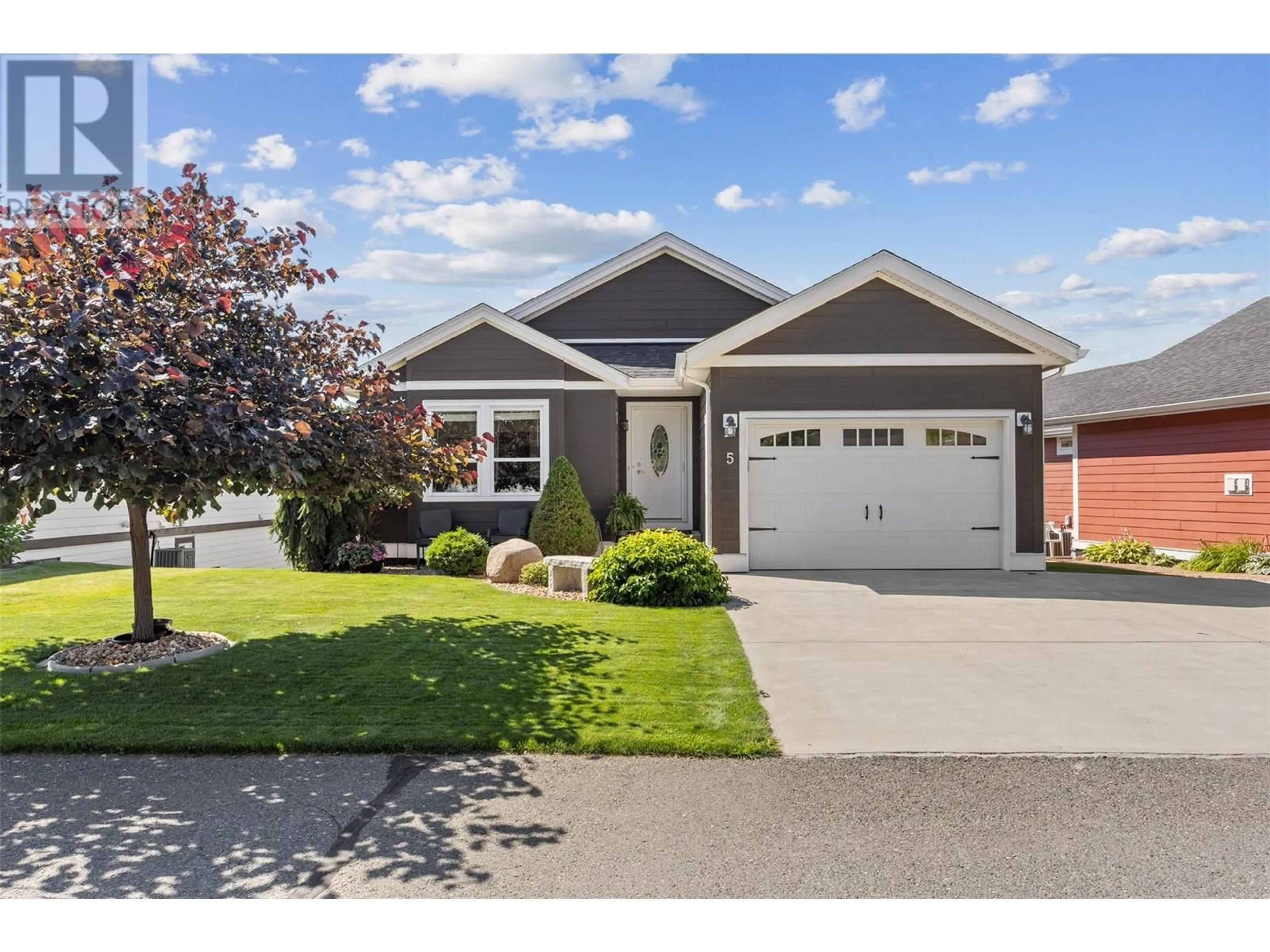 Home with vinyl exterior material, street for 5 - 1900 ORD ROAD, Kamloops British Columbia V2B0B6