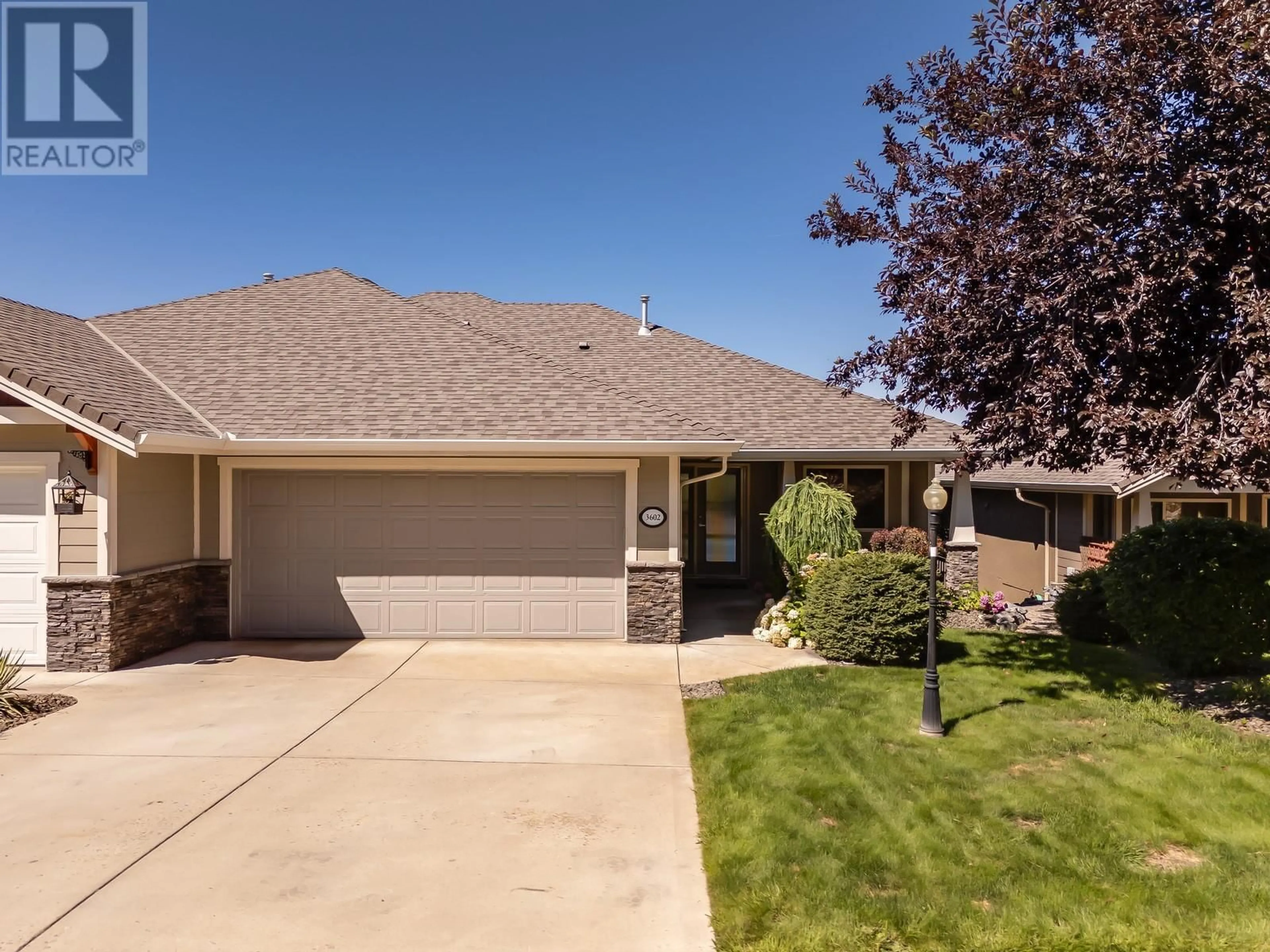 Home with vinyl exterior material, street for 3602 SHADOW CREEK DRIVE, Kelowna British Columbia V1X8A7
