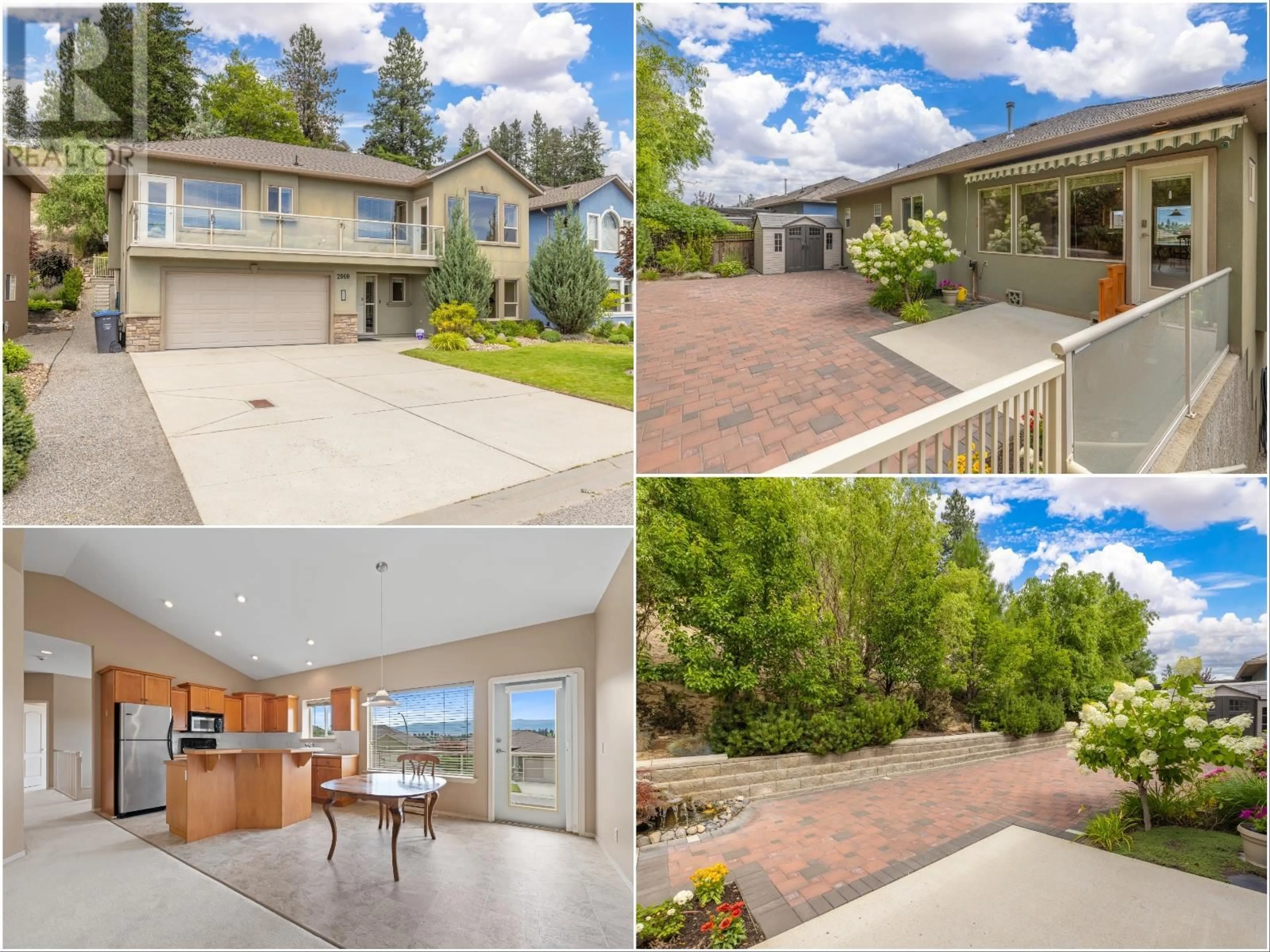A pic from outside/outdoor area/front of a property/back of a property/a pic from drone, water/lake/river/ocean view for 2060 SPYGLASS WAY, West Kelowna British Columbia V1Z3Z7