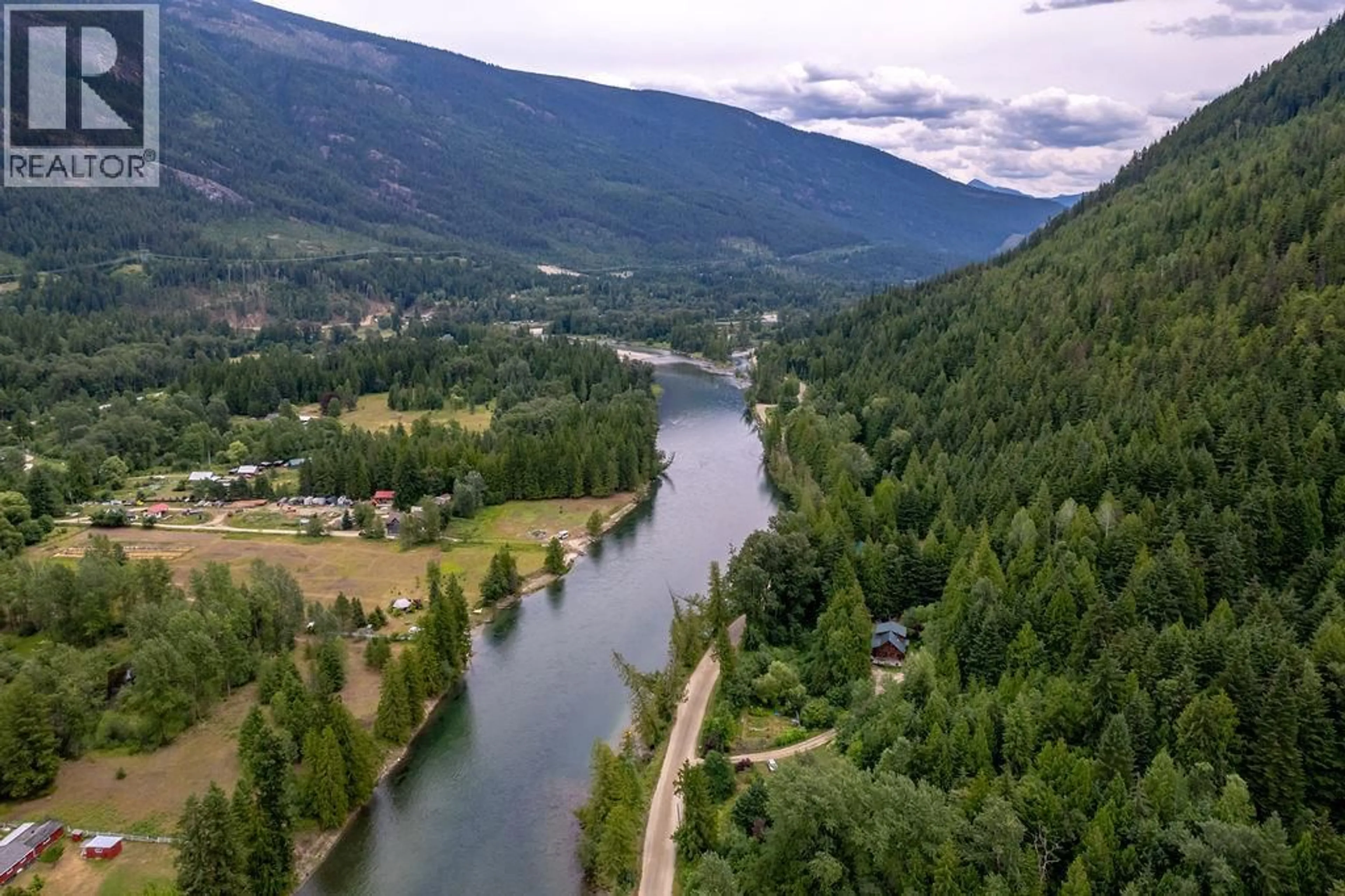 A pic from outside/outdoor area/front of a property/back of a property/a pic from drone, mountain view for 2987 SLOCAN VALLEY ROAD W ROAD, Slocan Park British Columbia V0G2E0