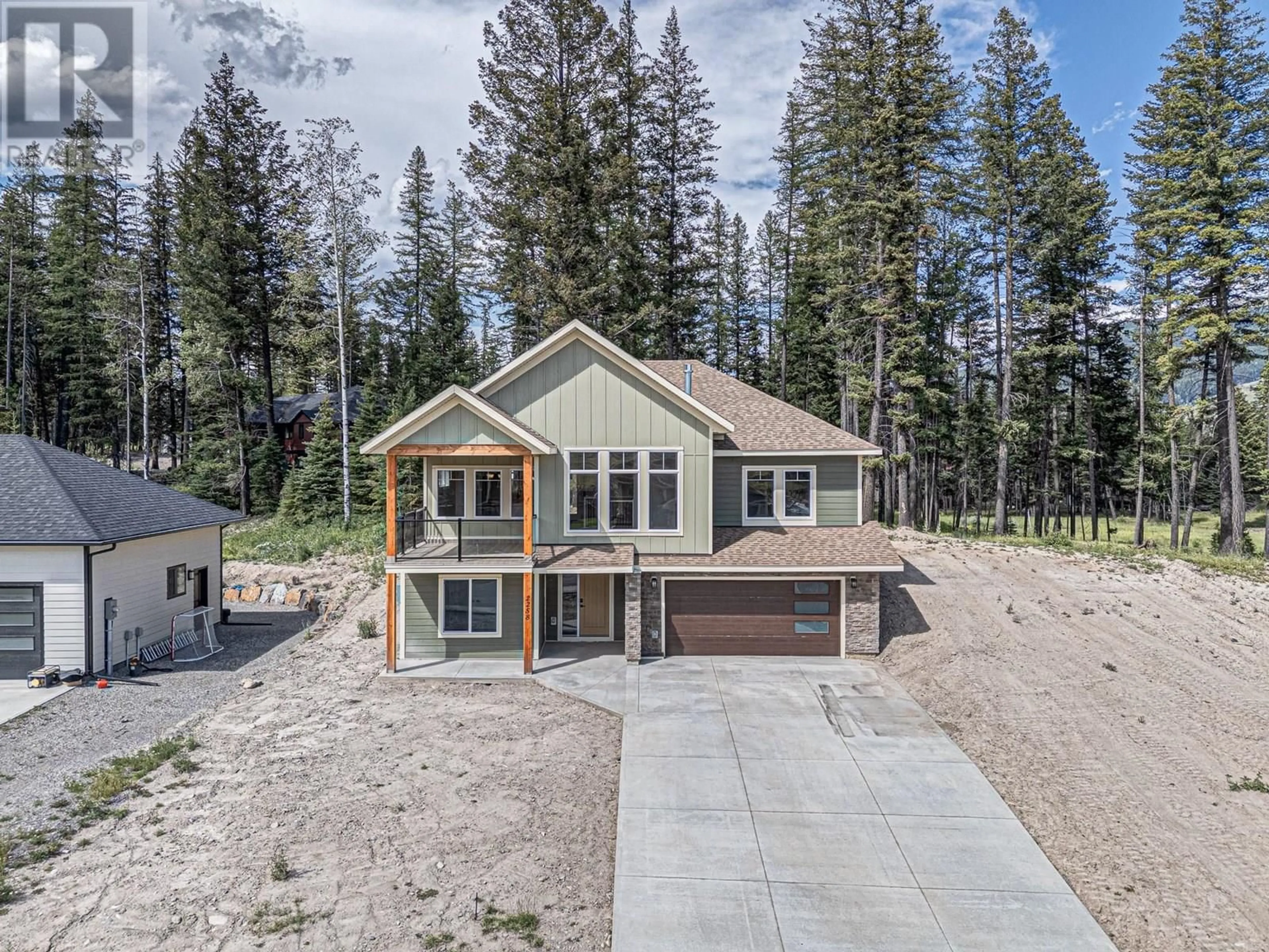 A pic from outside/outdoor area/front of a property/back of a property/a pic from drone, unknown for 2258 BLACK HAWK DRIVE, Sparwood British Columbia V0B2G2