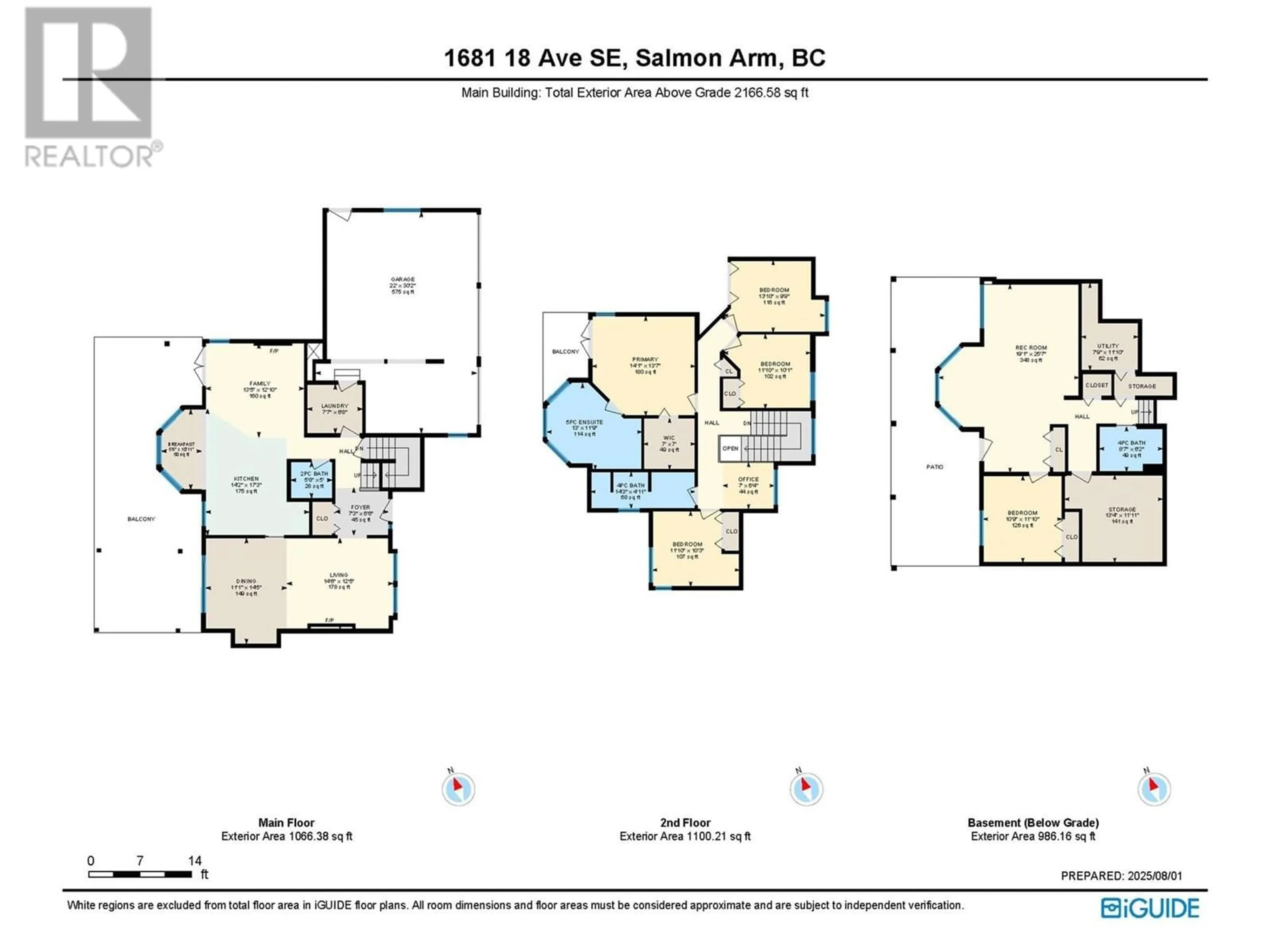 Floor plan for 1681 18 AVENUE SOUTHEAST, Salmon Arm British Columbia V1E2M9