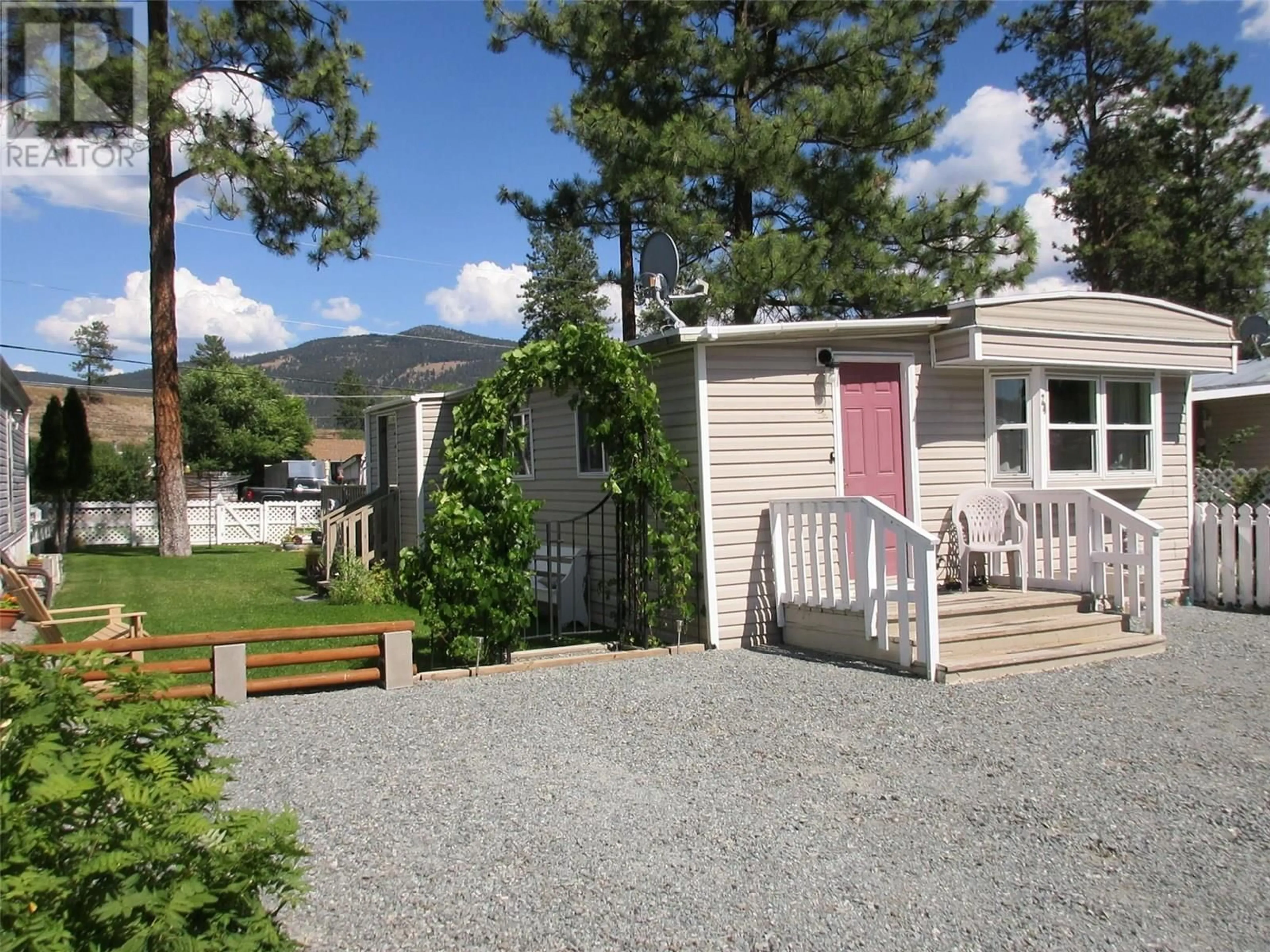 Patio, mountain view for 24B - 254 8 HIGHWAY, Merritt British Columbia V1K1M7