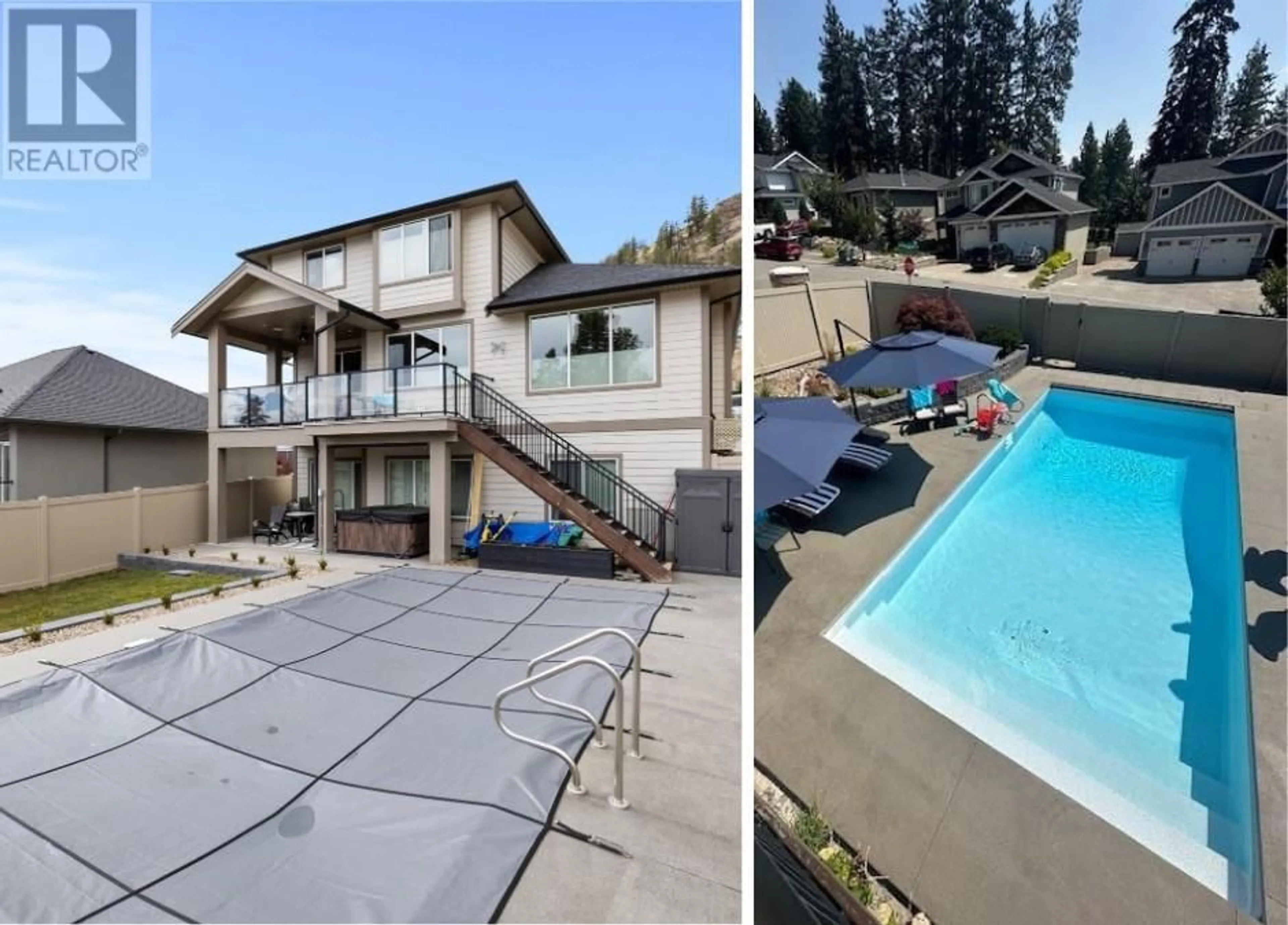 A pic from outside/outdoor area/front of a property/back of a property/a pic from drone, unknown for 2358 TALLUS GREEN CRESCENT, West Kelowna British Columbia V4T3K4