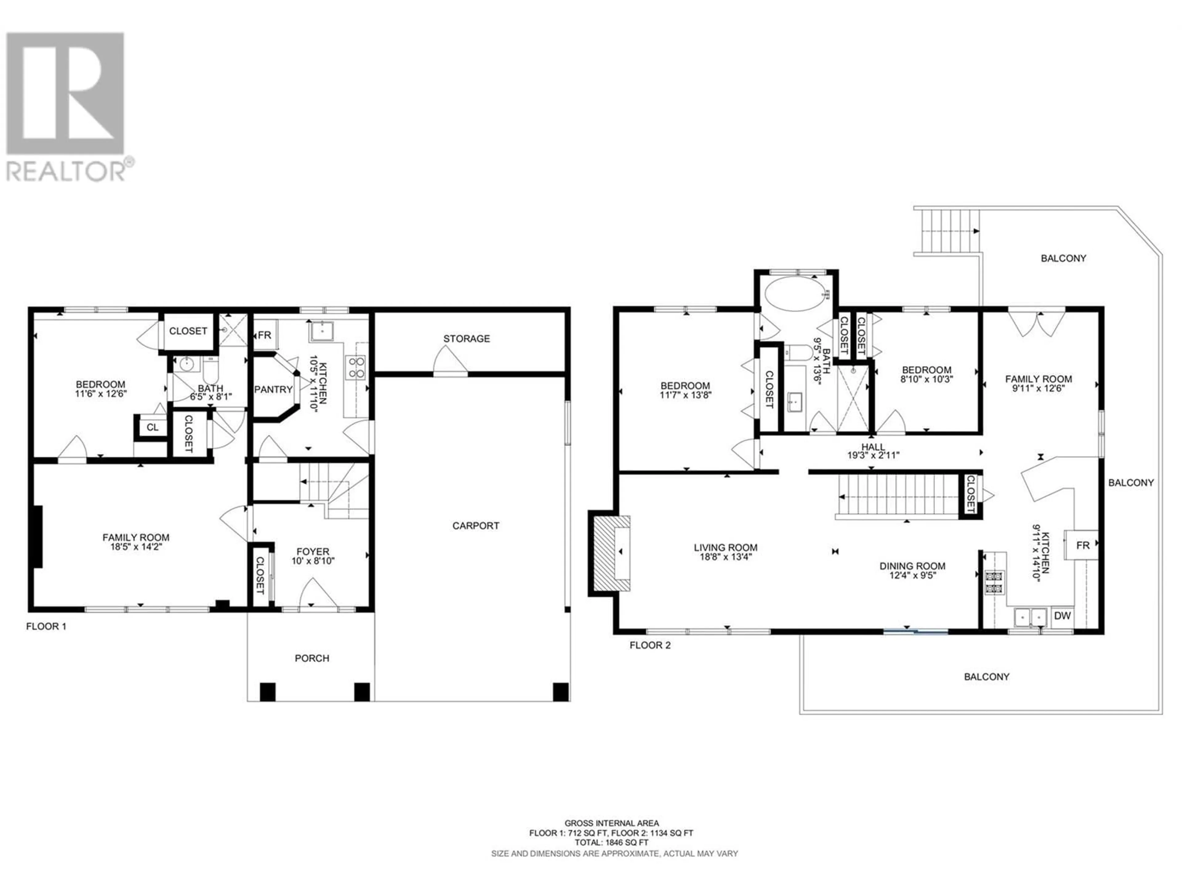 Floor plan for 291 GORDONHORN CRESCENT, Kamloops British Columbia V2E1G6