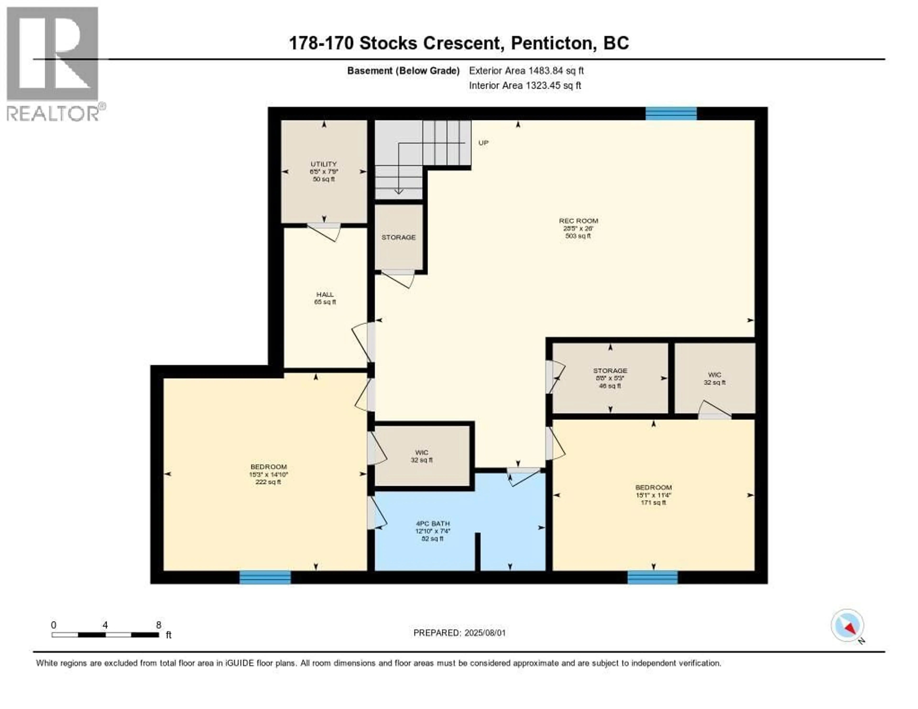 Floor plan for 178 - 170 STOCKS CRESCENT, Penticton British Columbia V2A9C6