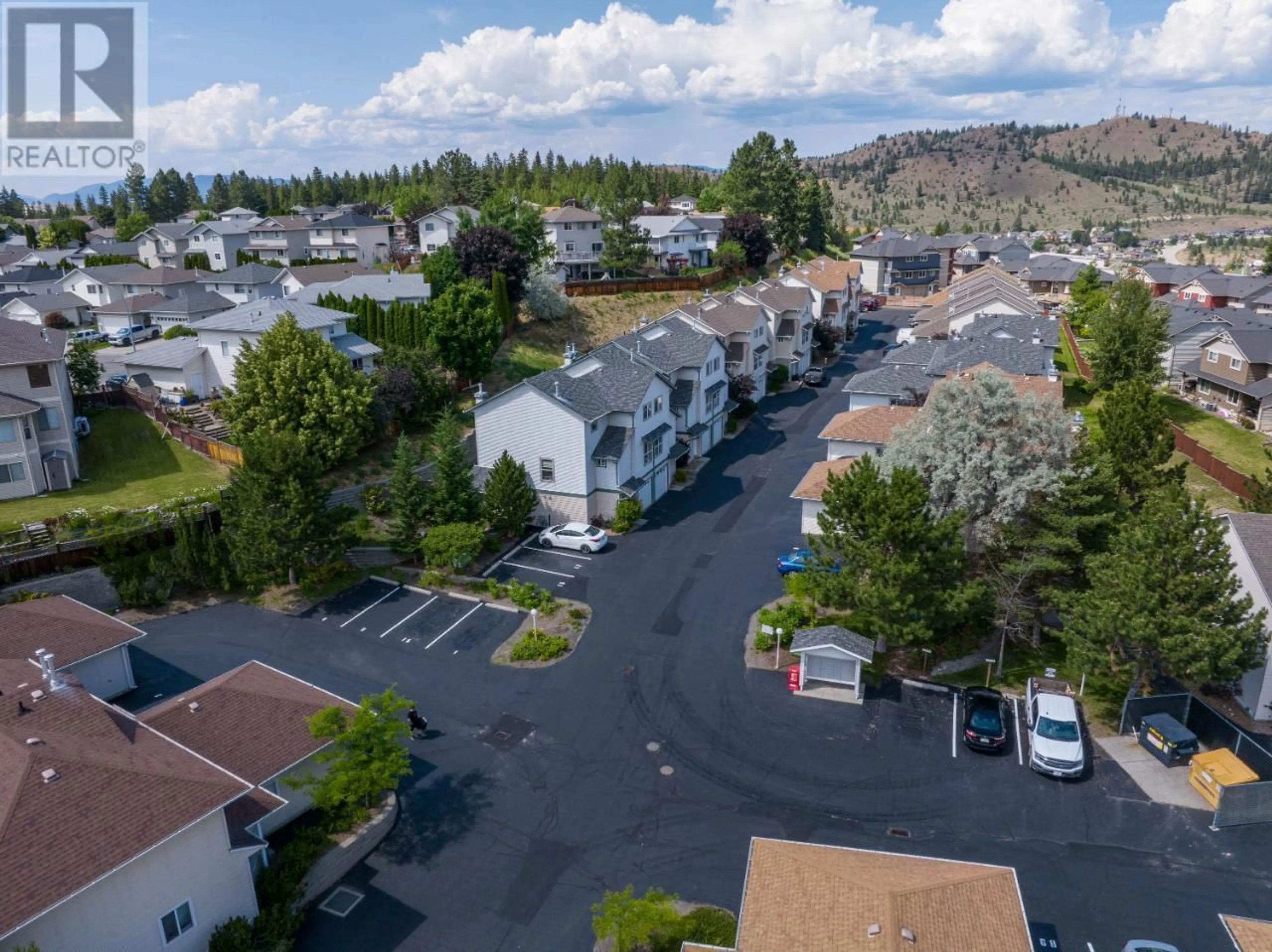 A pic from outside/outdoor area/front of a property/back of a property/a pic from drone, mountain view for 88 - 1920 HUGH ALLAN DRIVE, Kamloops British Columbia V2H1T7