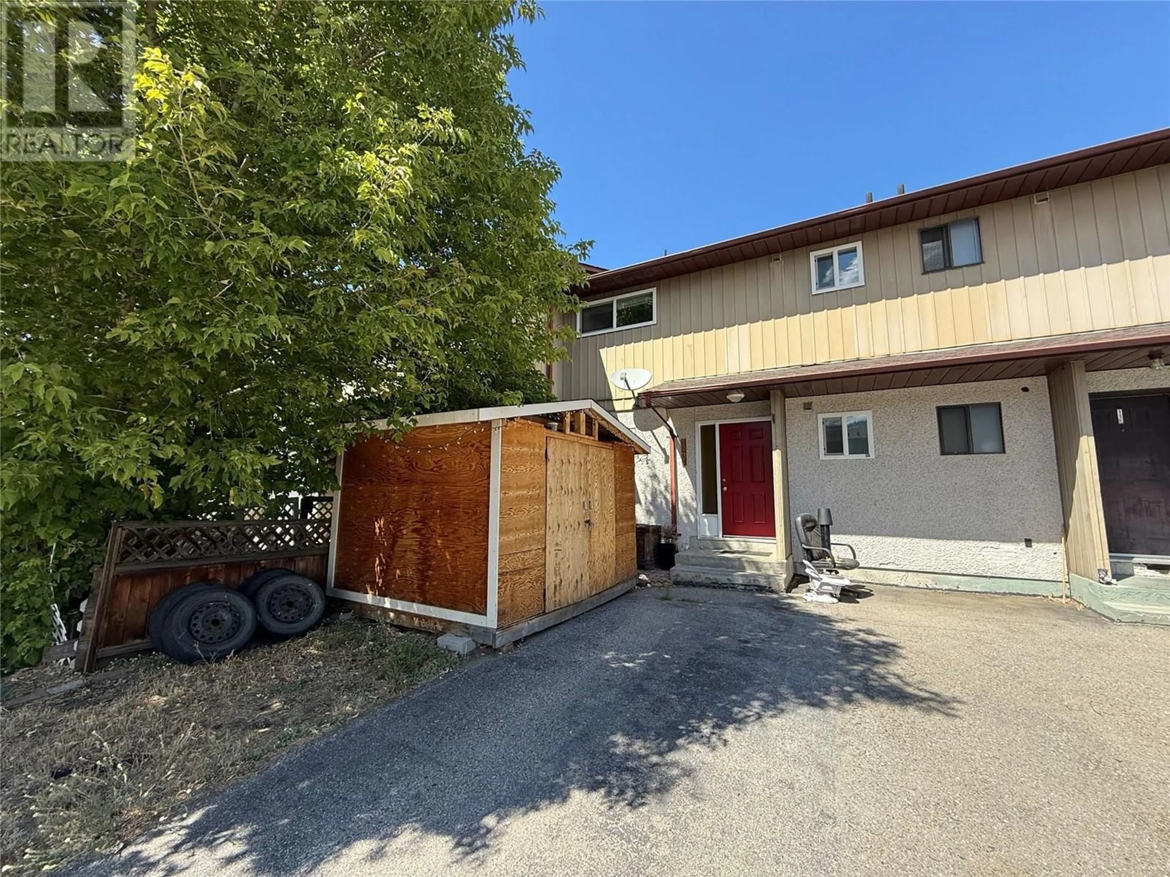 A pic from outside/outdoor area/front of a property/back of a property/a pic from drone, street for 113 - 1431 78TH AVENUE, Grand Forks British Columbia V0H1H0