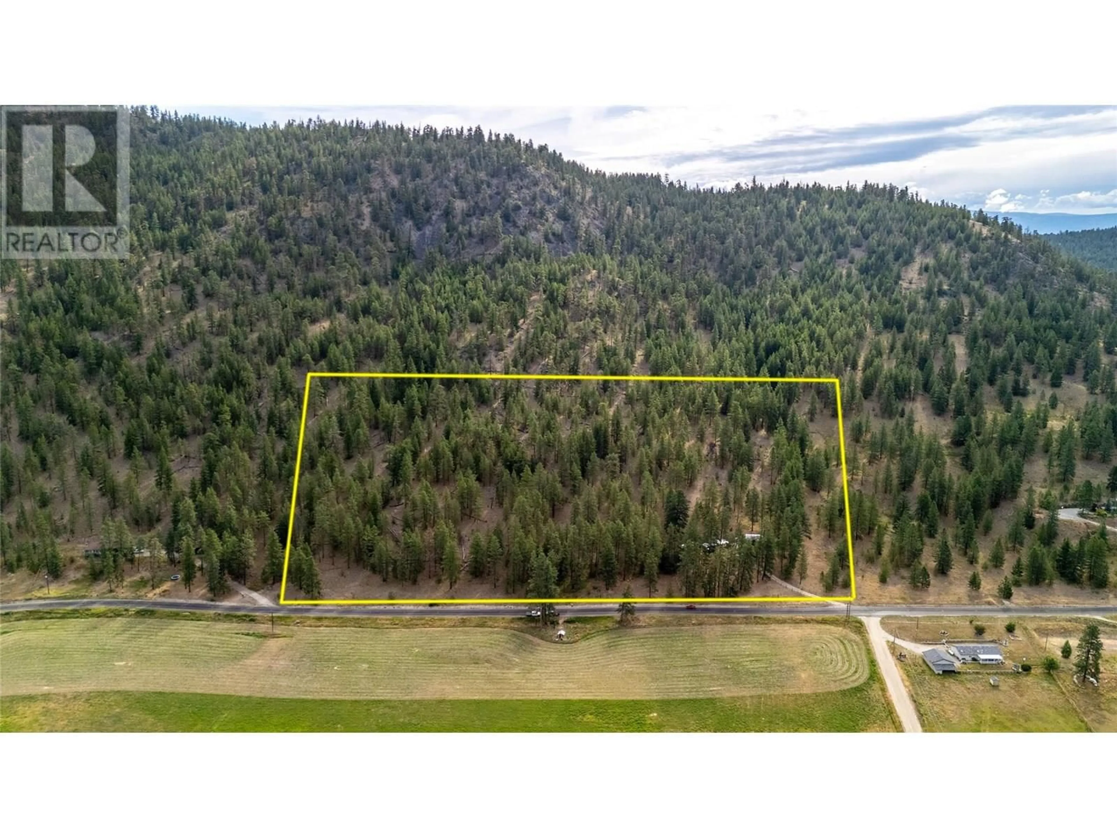 A pic from outside/outdoor area/front of a property/back of a property/a pic from drone, forest/trees view for 501 FISH LAKE ROAD, Summerland British Columbia V0H1Z8