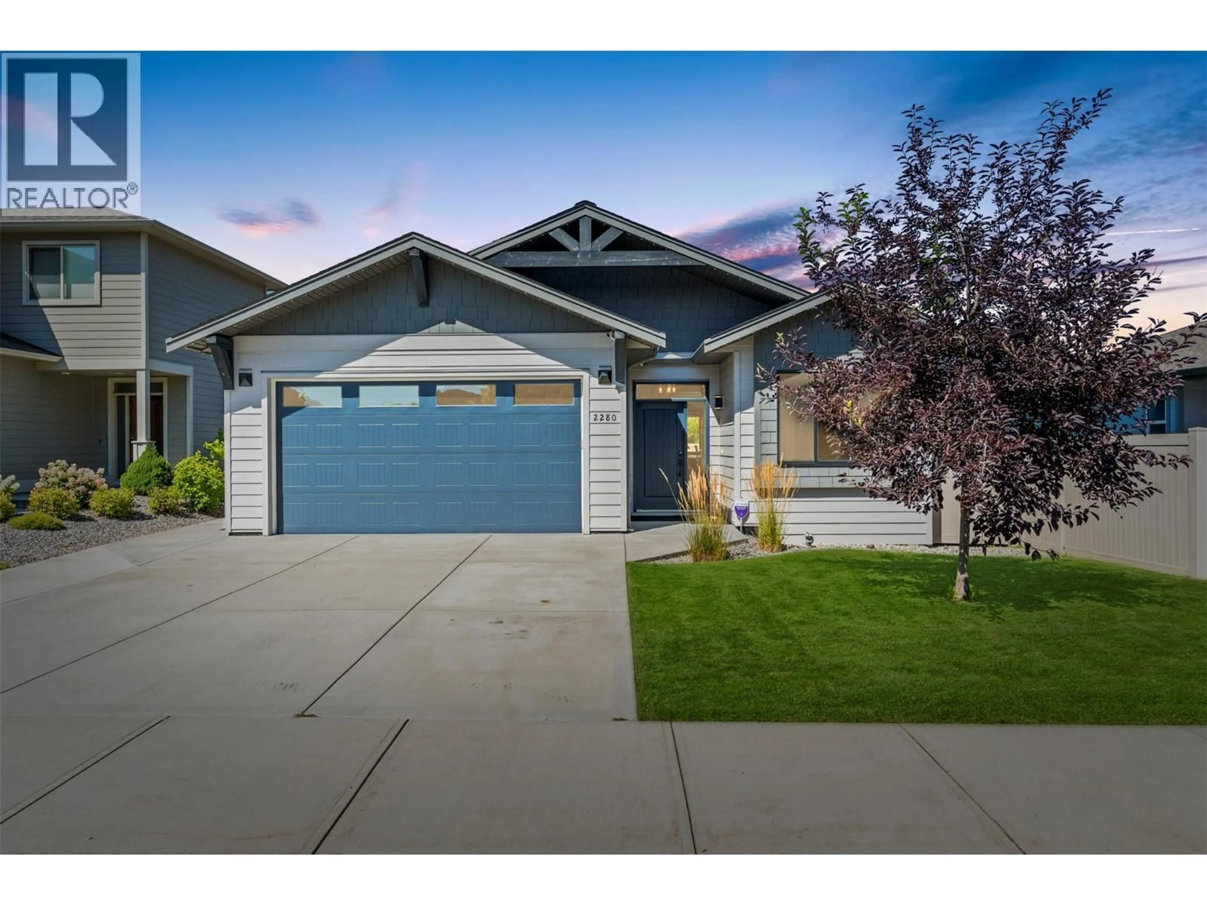 Home with vinyl exterior material, street for 2280 NORDSTROM AVENUE, Armstrong British Columbia V0E1B0
