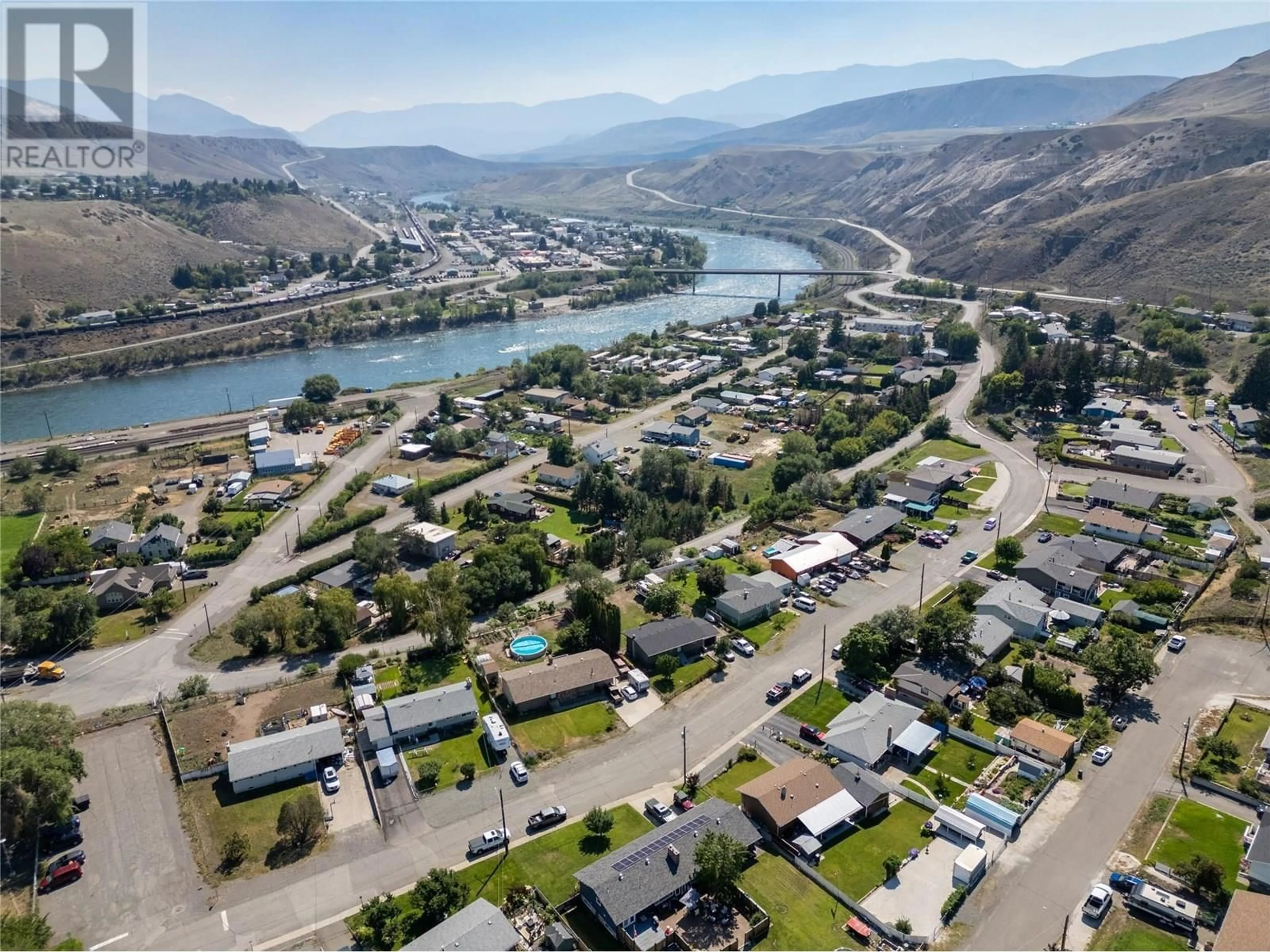 A pic from outside/outdoor area/front of a property/back of a property/a pic from drone, water/lake/river/ocean view for 207 ASH STREET, Ashcroft British Columbia V0K1A0
