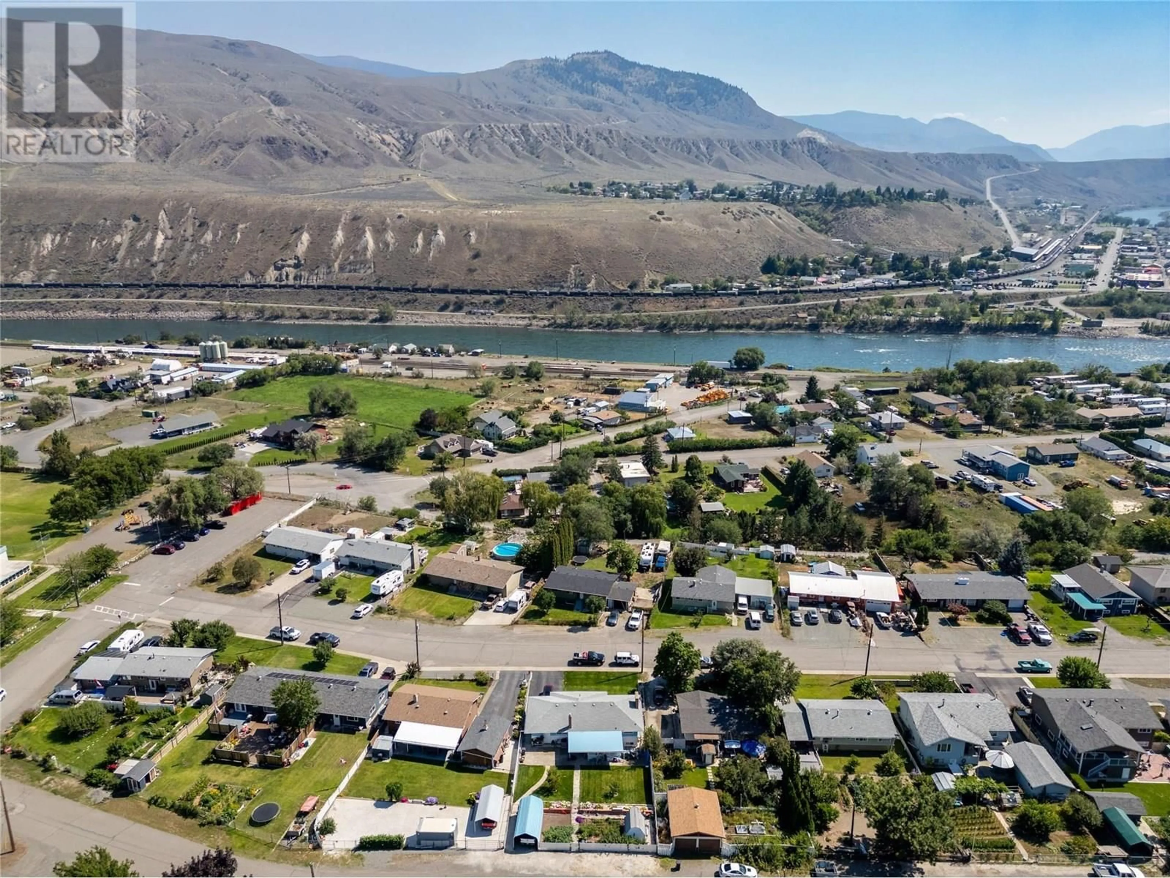 A pic from outside/outdoor area/front of a property/back of a property/a pic from drone, water/lake/river/ocean view for 207 ASH STREET, Ashcroft British Columbia V0K1A0