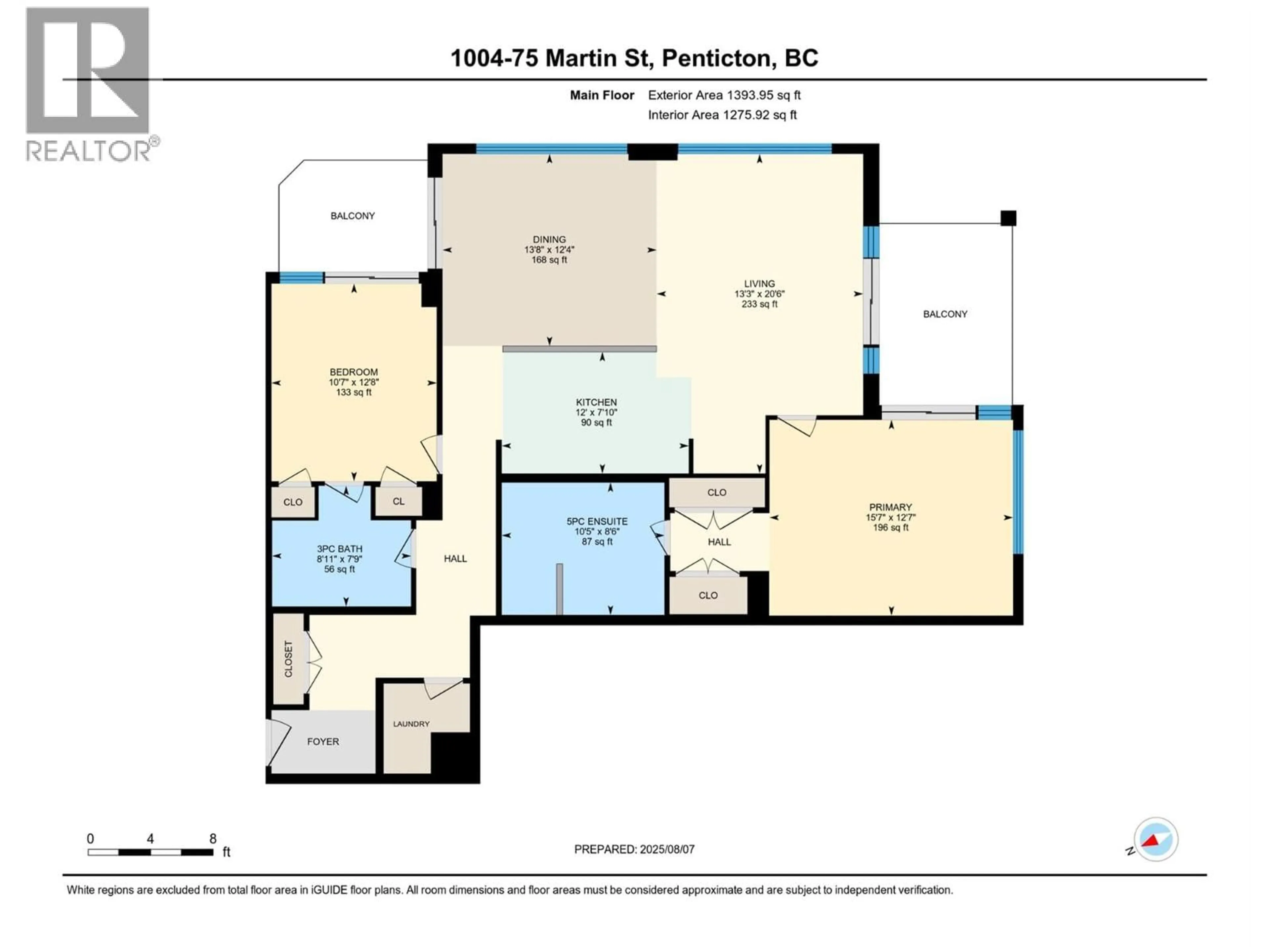 Floor plan for 1004 - 75 MARTIN STREET, Penticton British Columbia V2A9C8