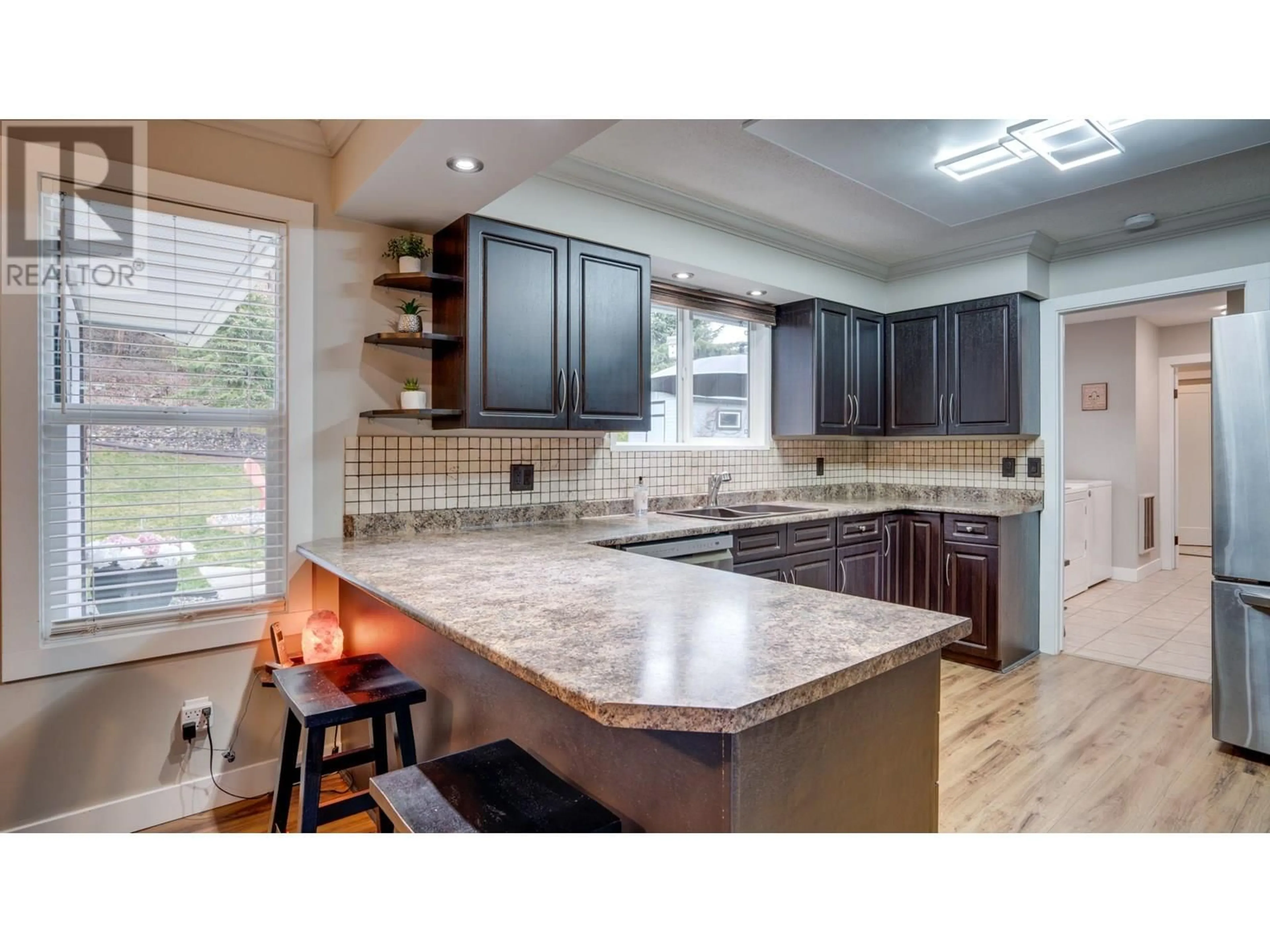 Open concept kitchen, ceramic/tile floor for 1850 LAKESHORE ROAD, Salmon Arm British Columbia V1E3X7