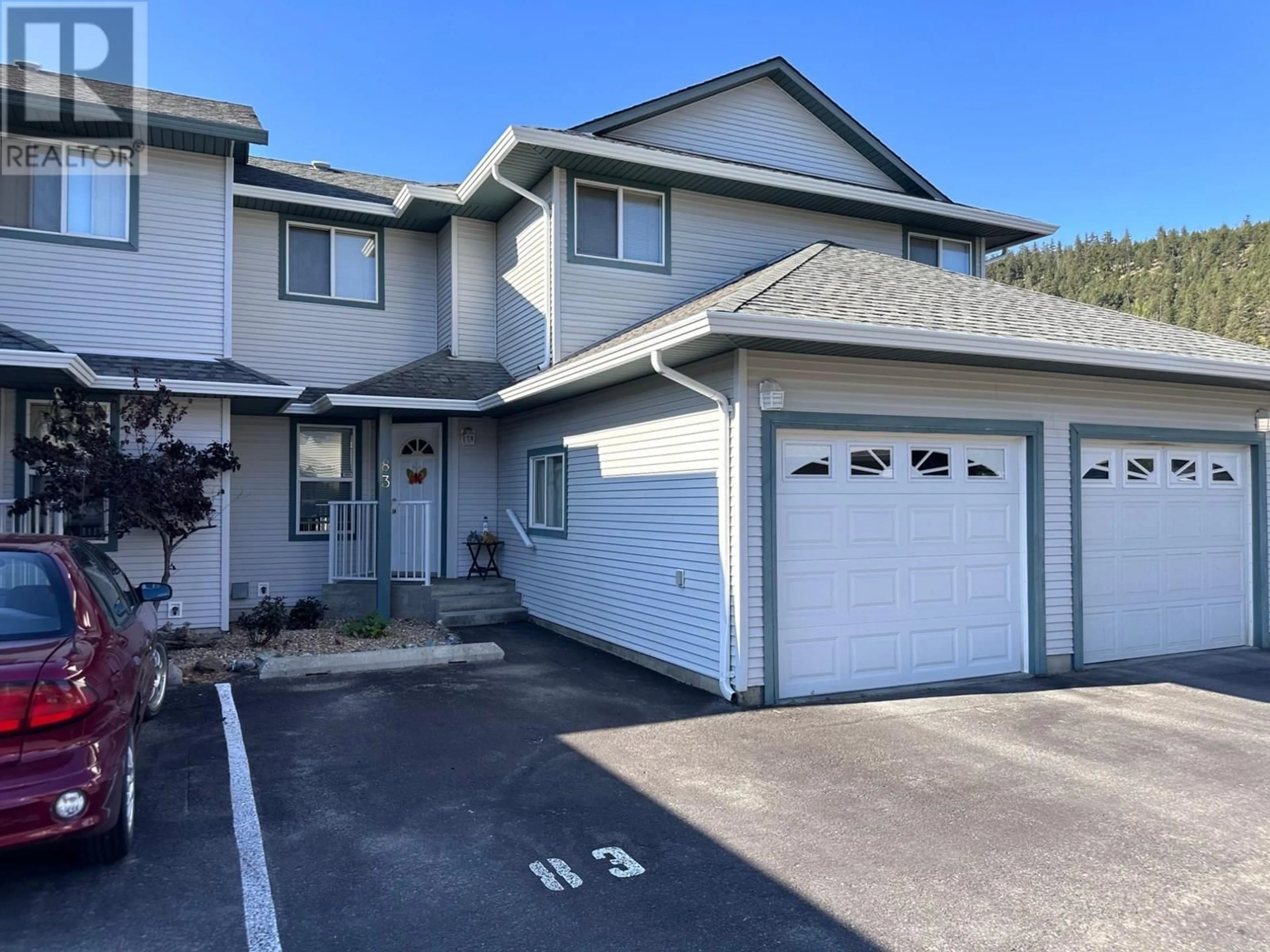 Home with vinyl exterior material, street for 83 - 1920 HUGH ALLAN DRIVE, Kamloops British Columbia V1S1Y5