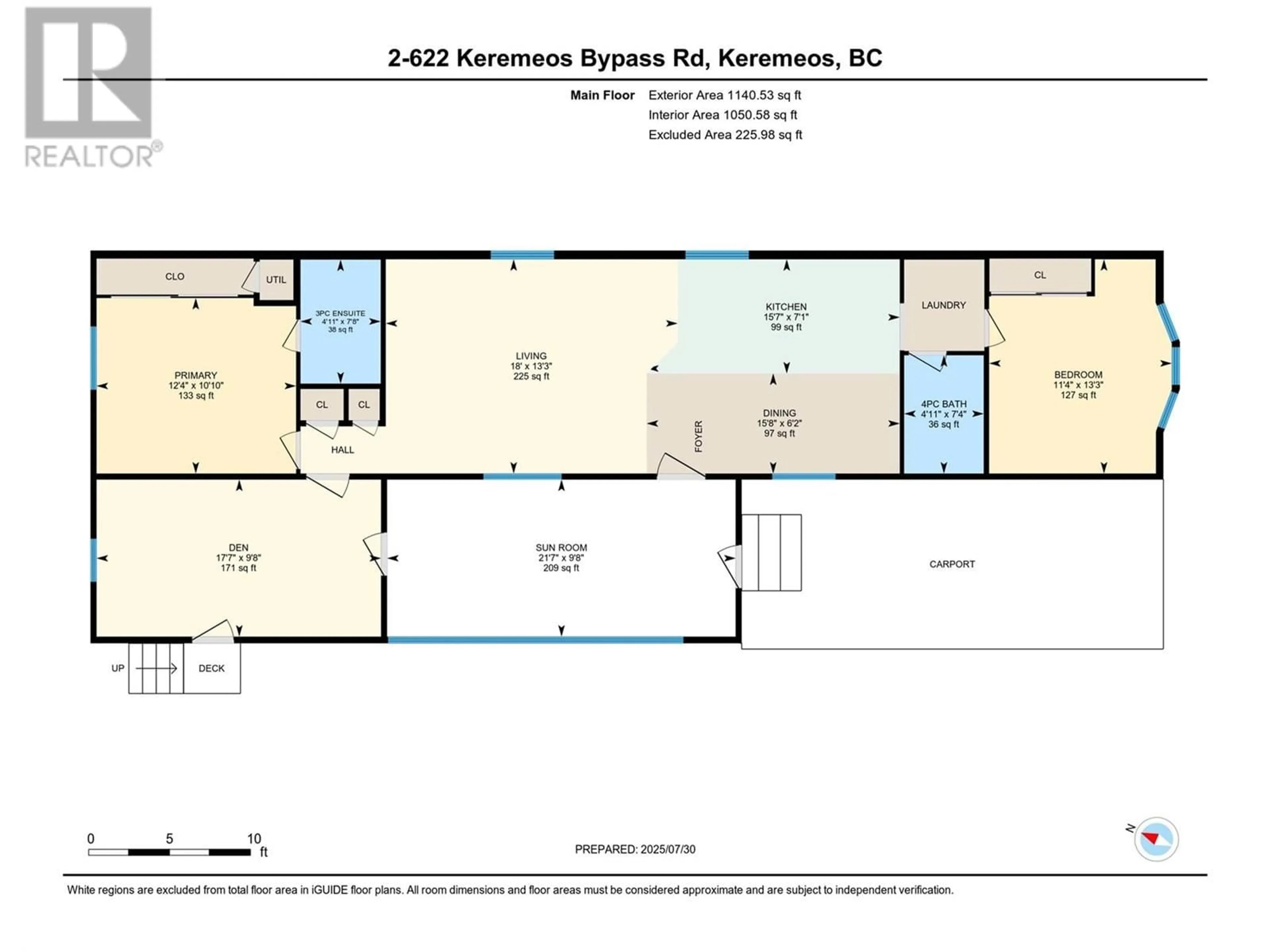 Floor plan for 2 - 622 KEREMEOS BYPASS ROAD, Keremeos British Columbia V0X1N1