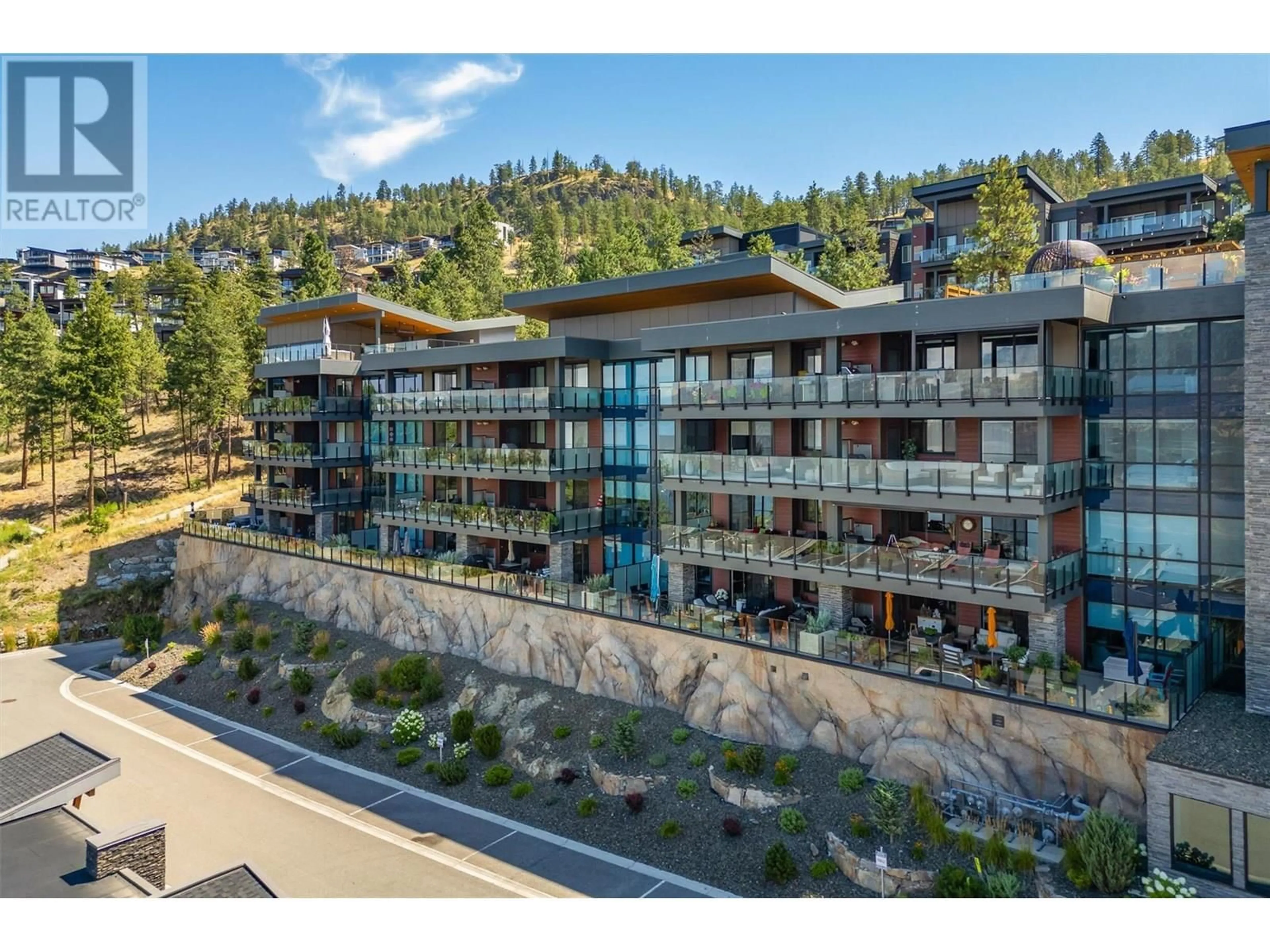A pic from outside/outdoor area/front of a property/back of a property/a pic from drone, unknown for 205 - 3475 GRANITE CLOSE, Kelowna British Columbia V1V0B9