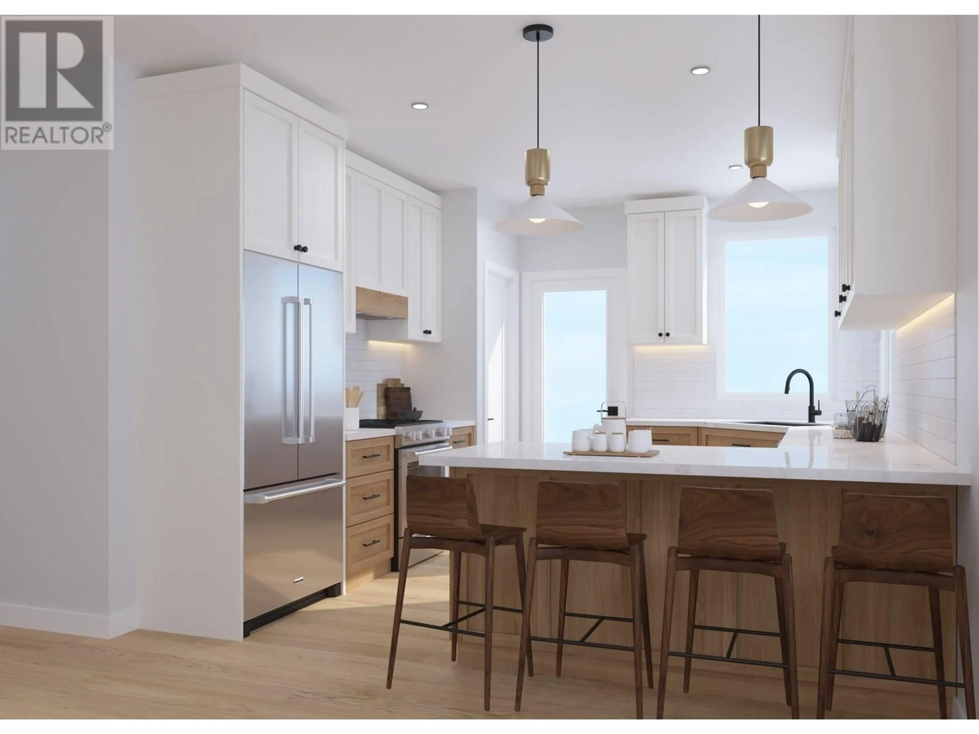 Open concept kitchen, wood/laminate floor for 3005 SCENIC RIDGE DRIVE, West Kelowna British Columbia V4T1Y3