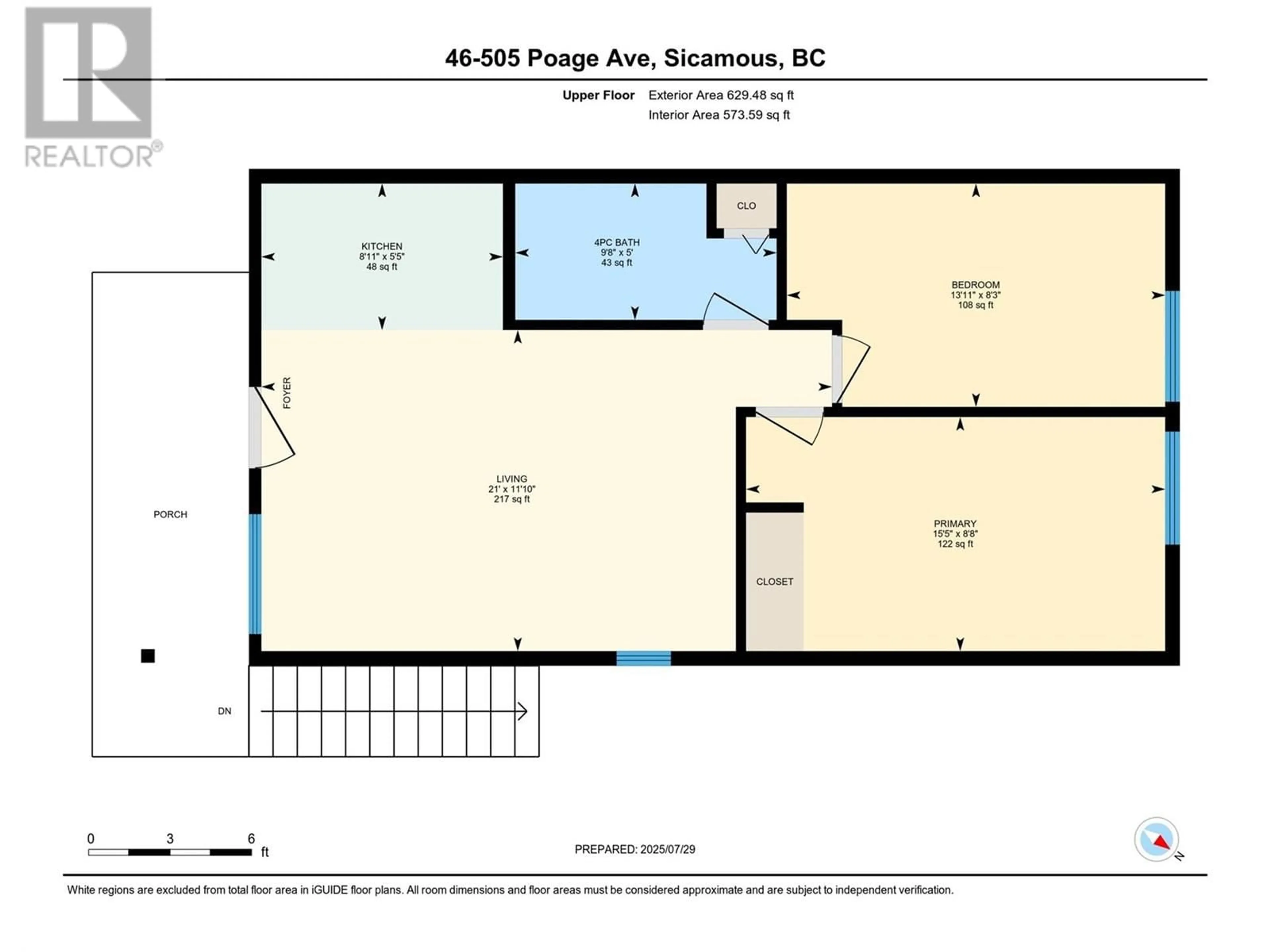 Floor plan for 46 - 505 POAGE AVENUE, Sicamous British Columbia V0E2V1