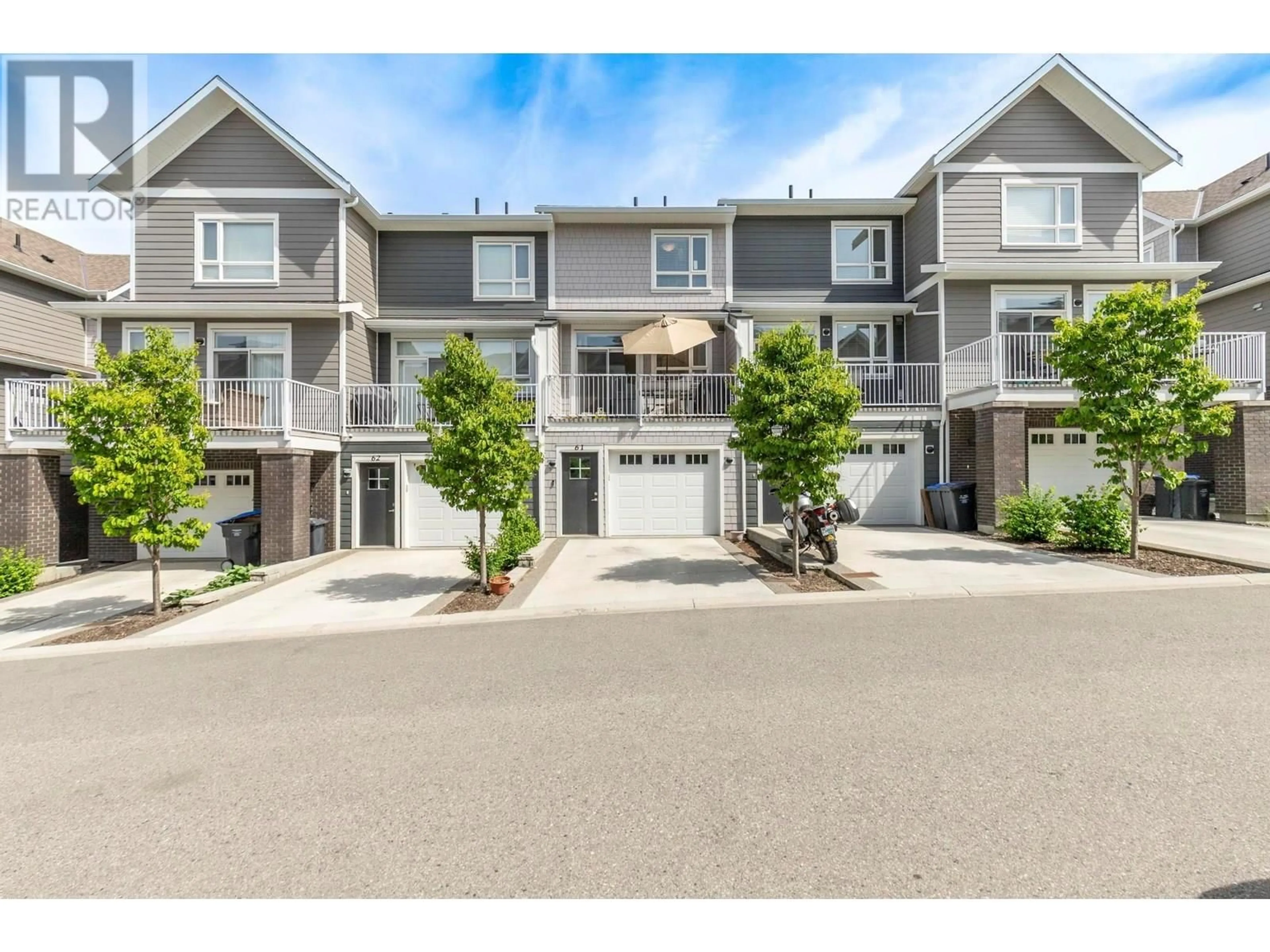 A pic from outside/outdoor area/front of a property/back of a property/a pic from drone, street for 61 - 13098 SHORELINE WAY, Lake Country British Columbia V4V0A8