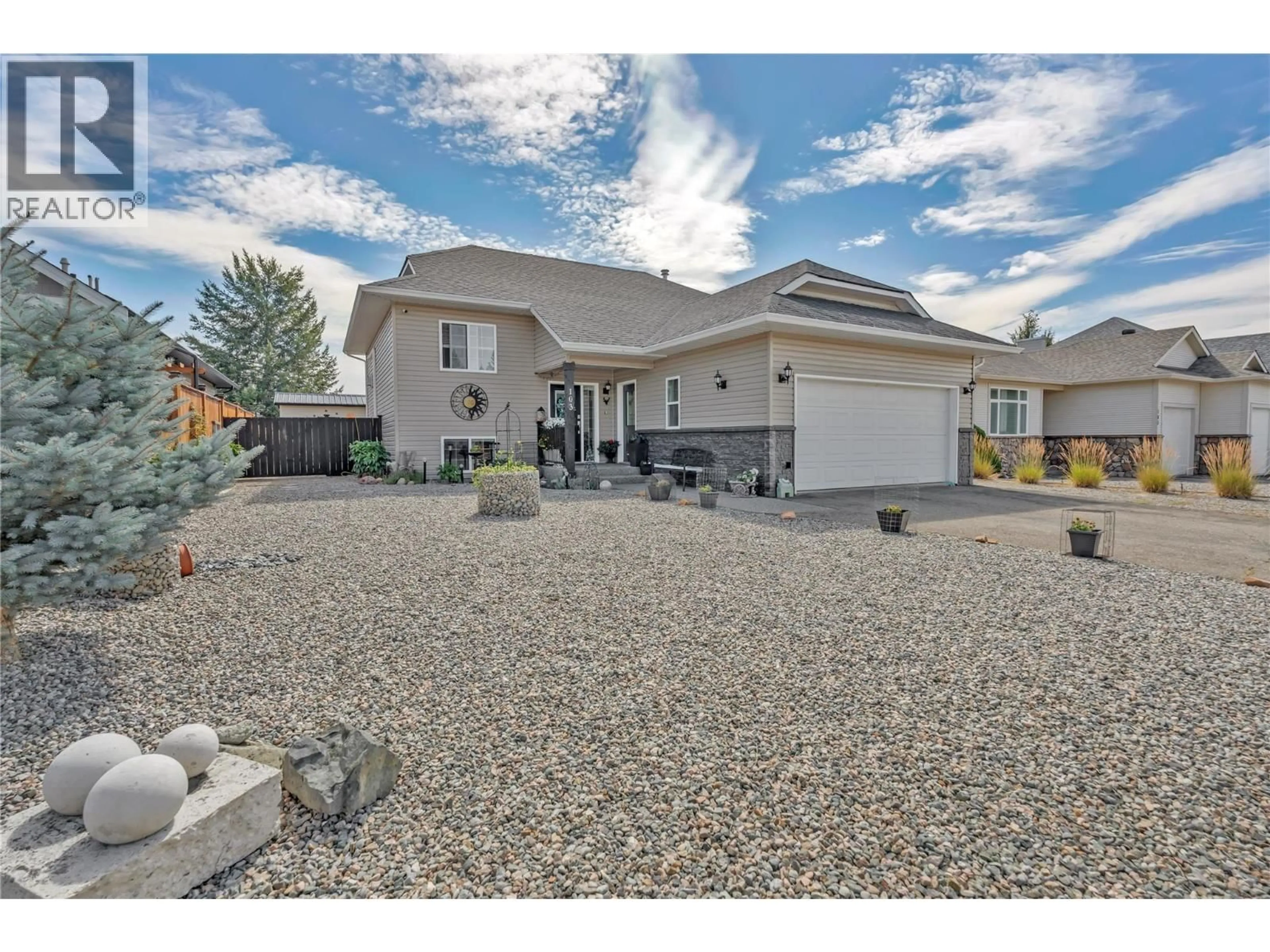 Home with vinyl exterior material, street for 103 WESTRIDGE DRIVE, Princeton British Columbia V0X1W0