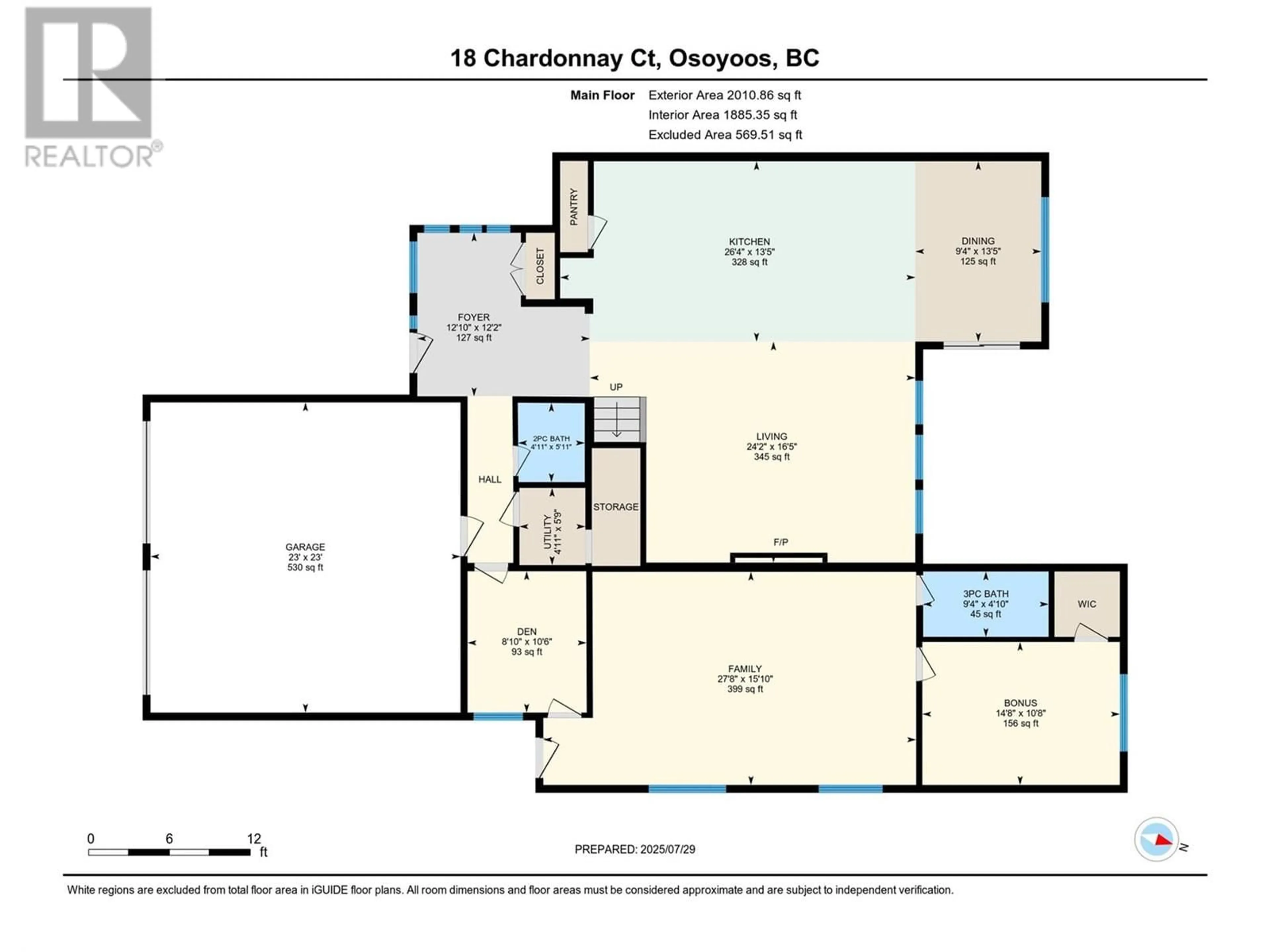 Floor plan for 18 CHARDONNAY COURT, Osoyoos British Columbia V0H1V6