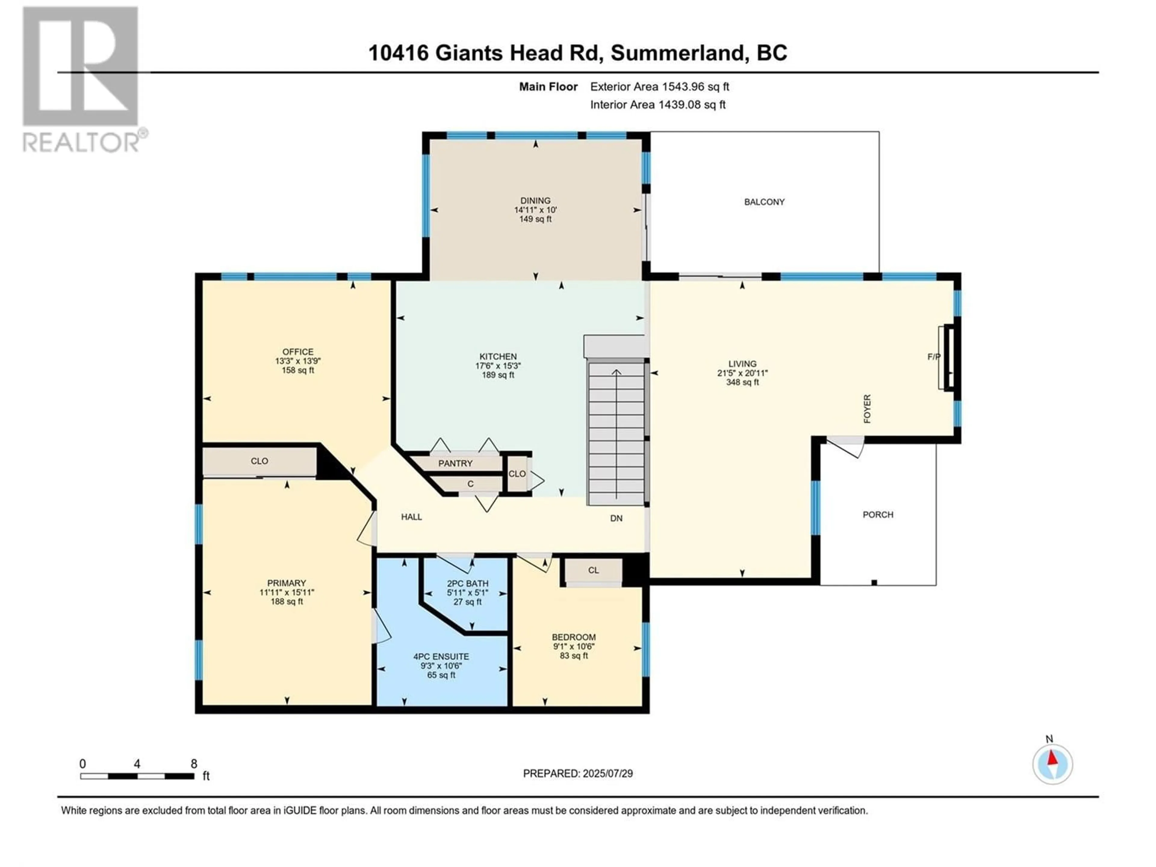 Floor plan for 10416 GIANTS HEAD ROAD, Summerland British Columbia V0H1Z7