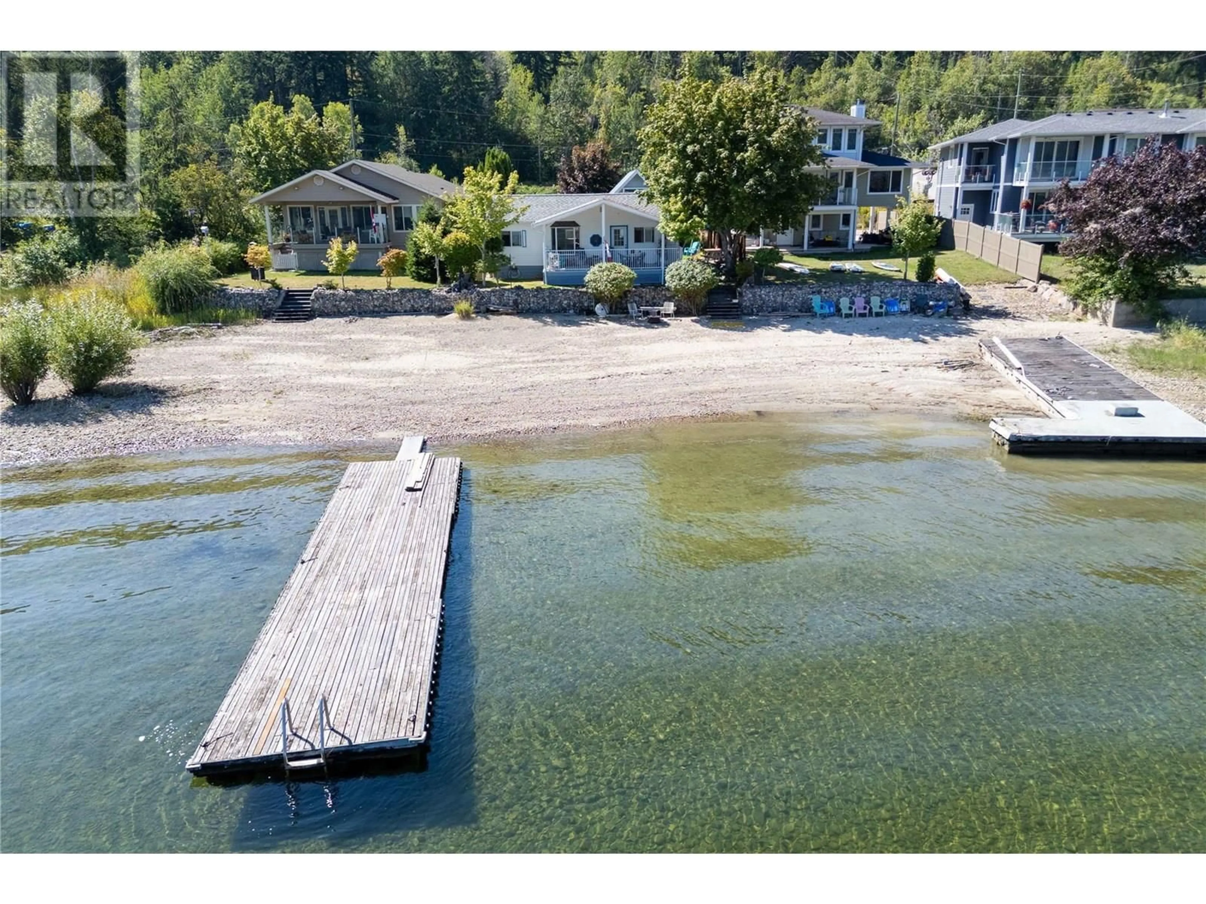 A pic from outside/outdoor area/front of a property/back of a property/a pic from drone, water/lake/river/ocean view for 2081 73 AVENUE NORTHEAST, Salmon Arm British Columbia V0E1K0