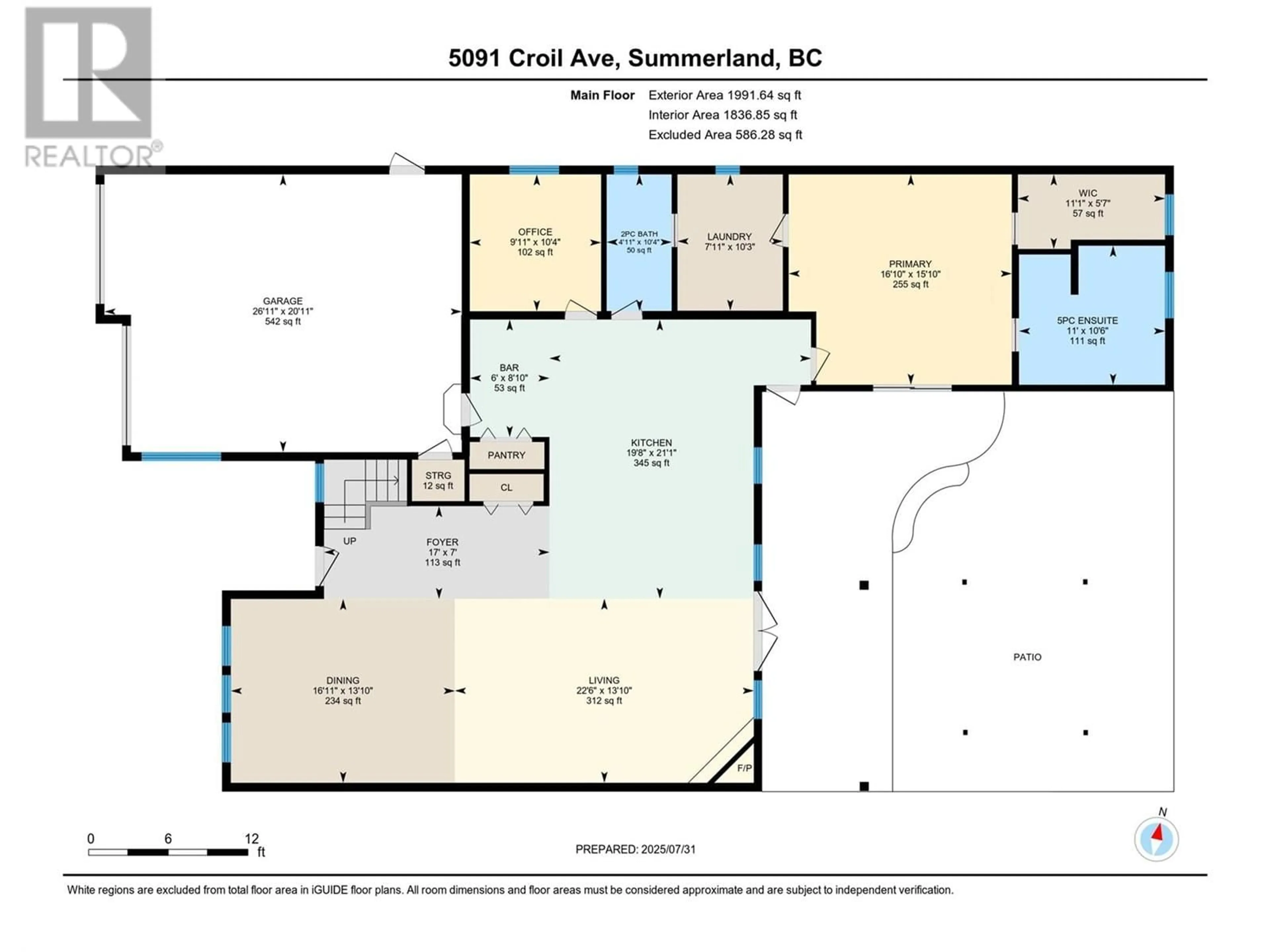 Floor plan for 5091 CROIL AVENUE, Summerland British Columbia V0H1Z9