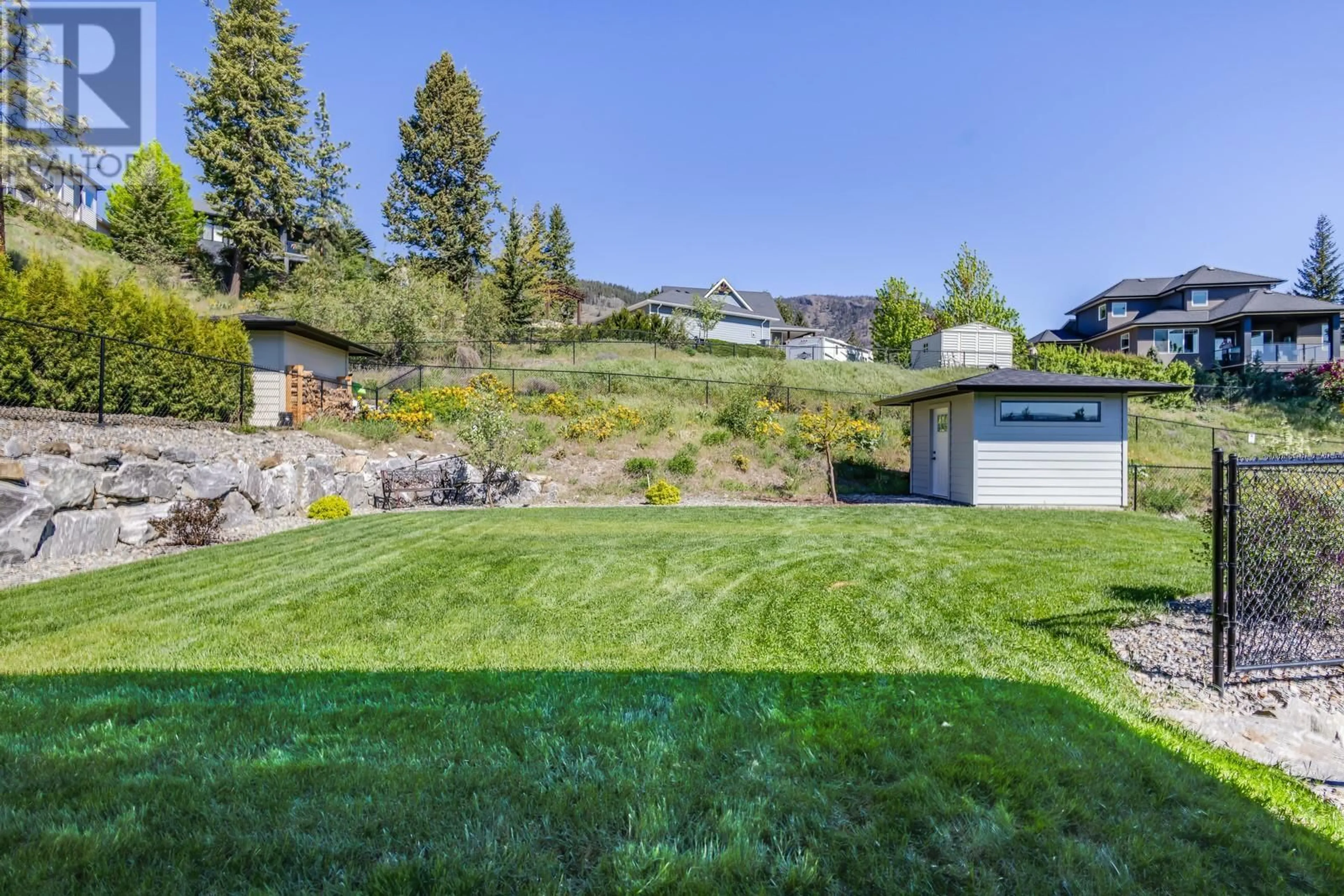 A pic from outside/outdoor area/front of a property/back of a property/a pic from drone, water/lake/river/ocean view for 2834 CANYON CREST DRIVE, West Kelowna British Columbia V4T0E3