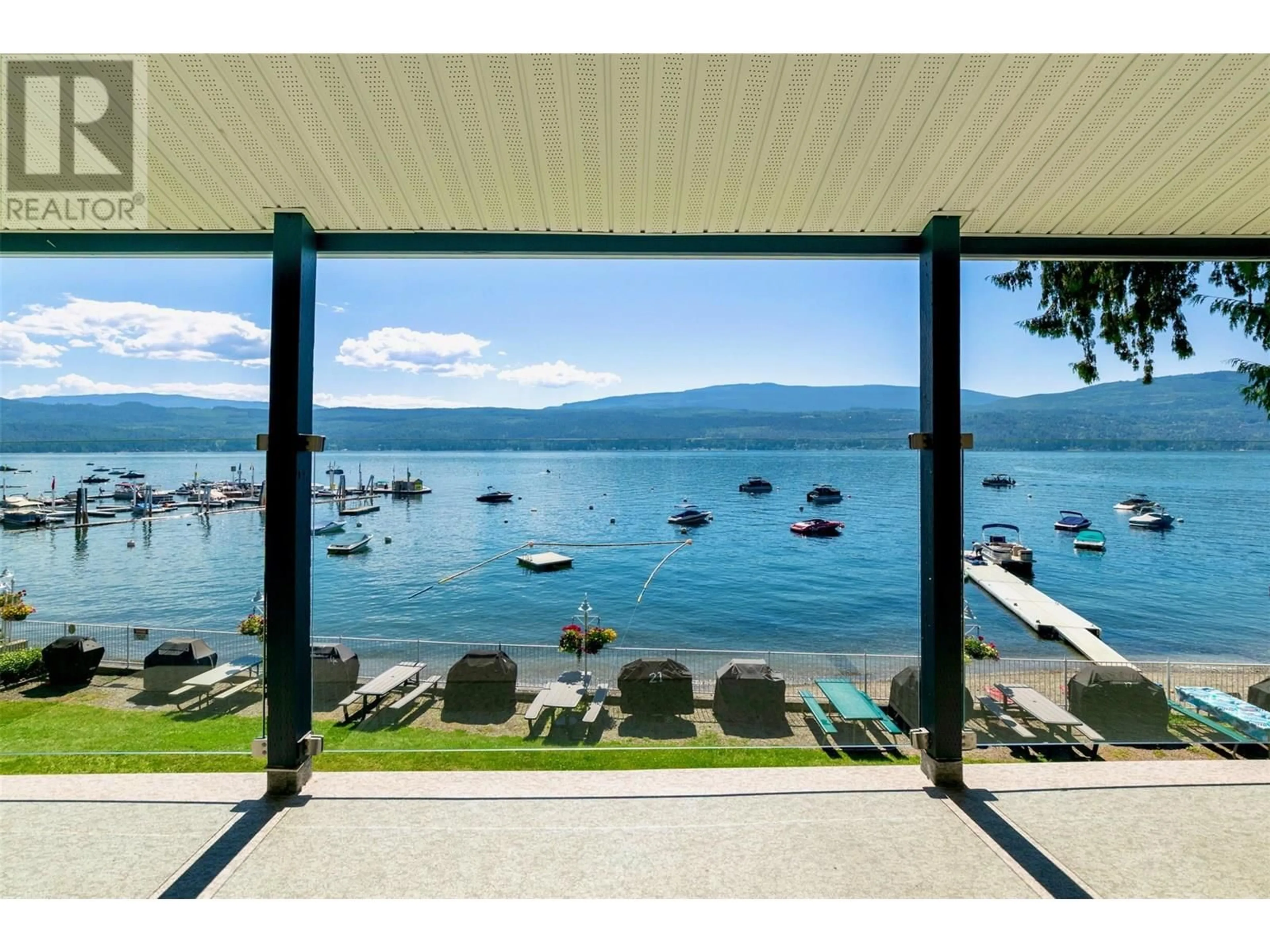 Patio, water/lake/river/ocean view for 16 - 7732 SQUILAX-ANGLEMONT ROAD, Anglemont British Columbia V0E1M8