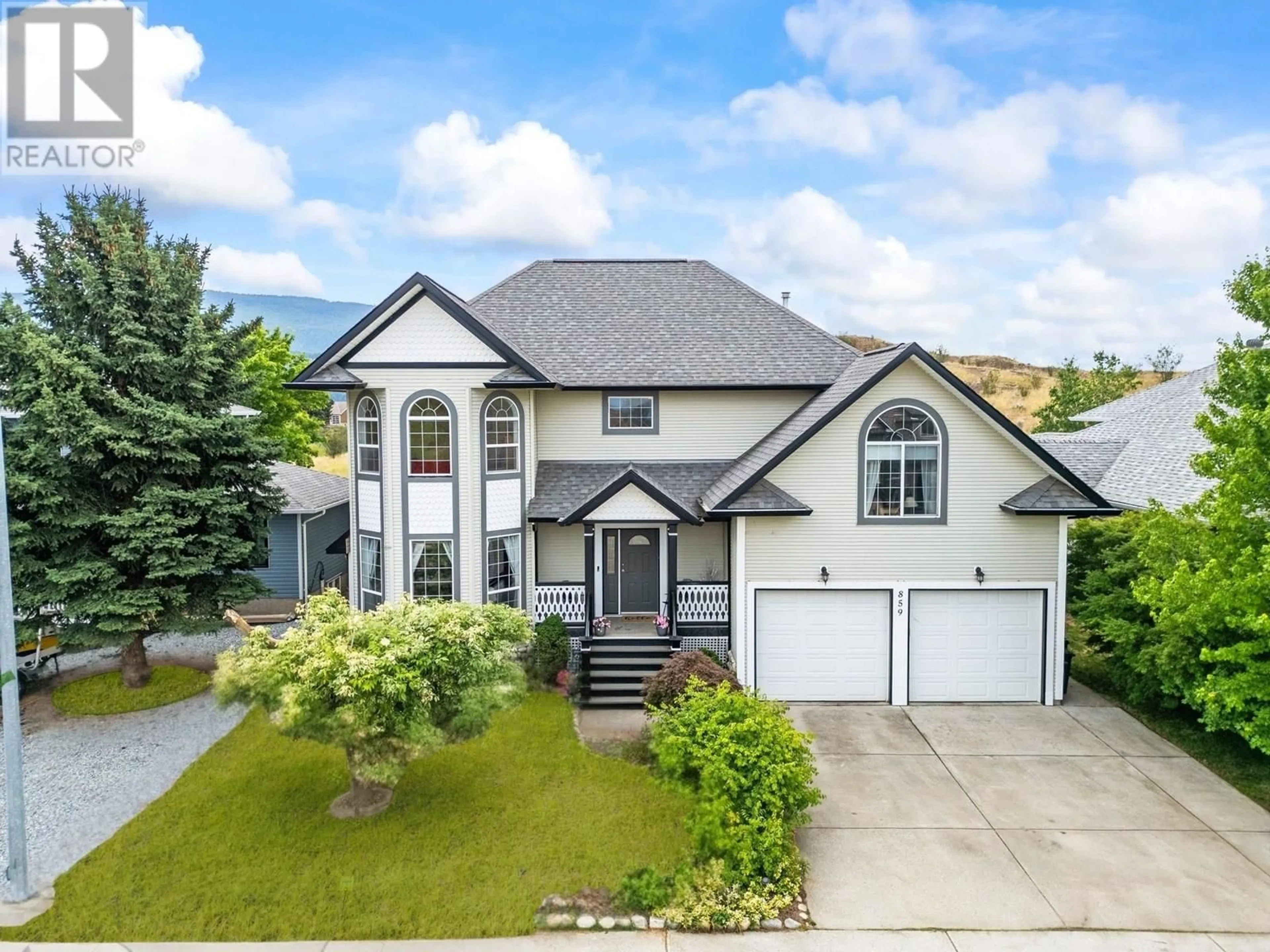 Home with vinyl exterior material, street for 859 MT. BULMAN PLACE, Vernon British Columbia V1B2Z3