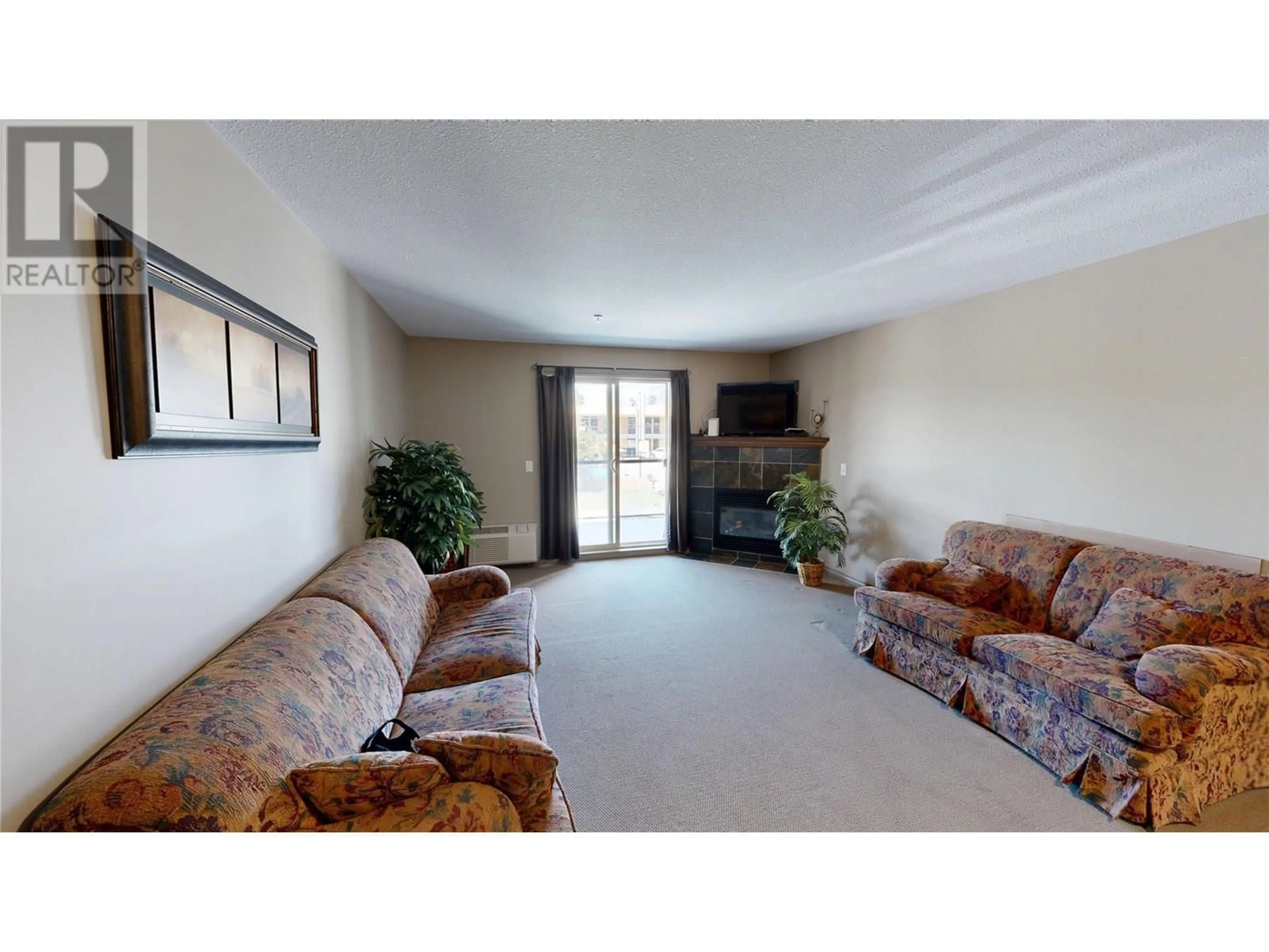 Living room with furniture, carpet floor for 207 - 4874 STANLEY STREET, Radium Hot Springs British Columbia V0A1M0