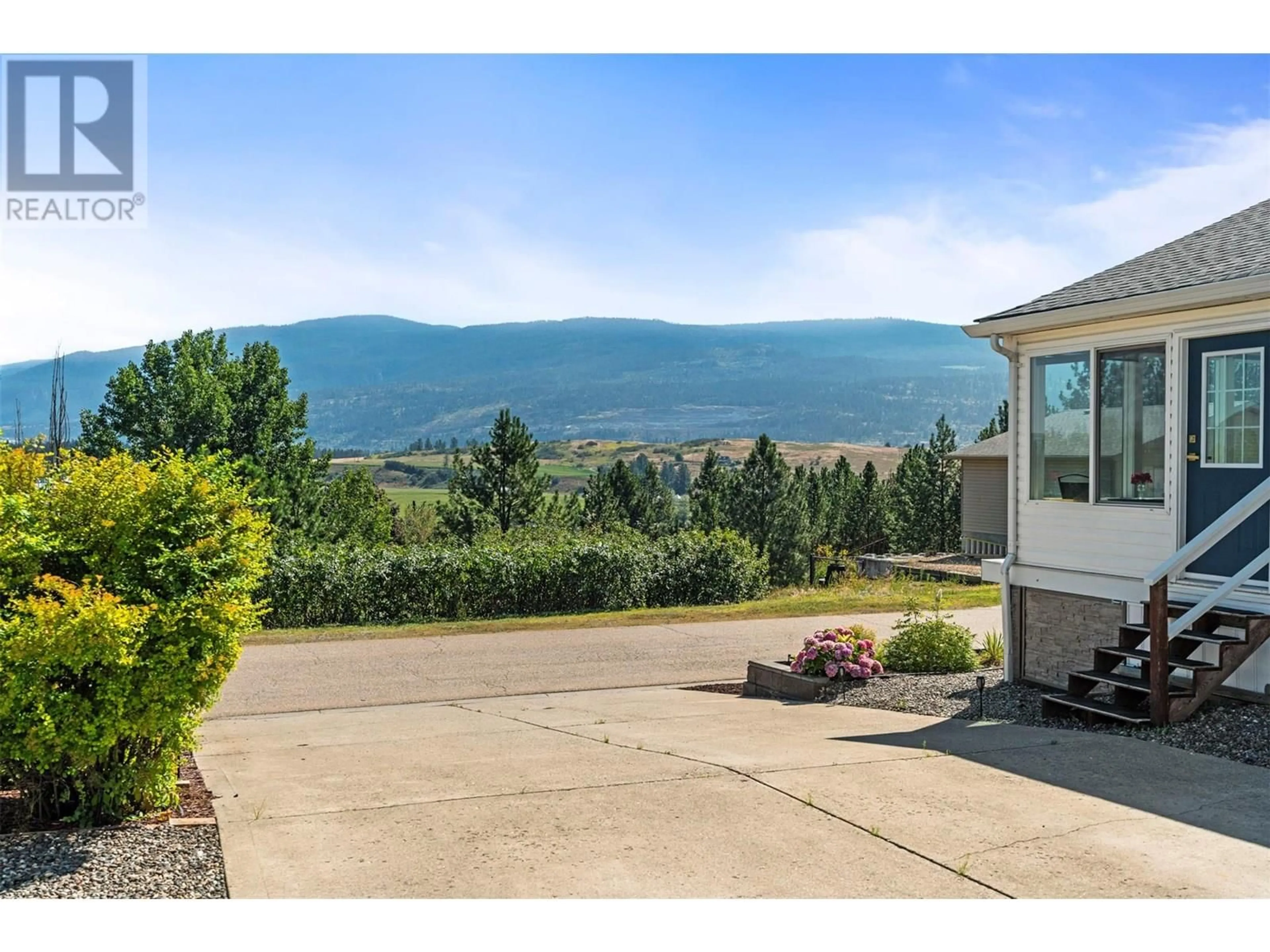 A pic from outside/outdoor area/front of a property/back of a property/a pic from drone, mountain view for 75 - 9510 HIGHWAY 97 OTHER NORTH, Vernon British Columbia V1H1R8