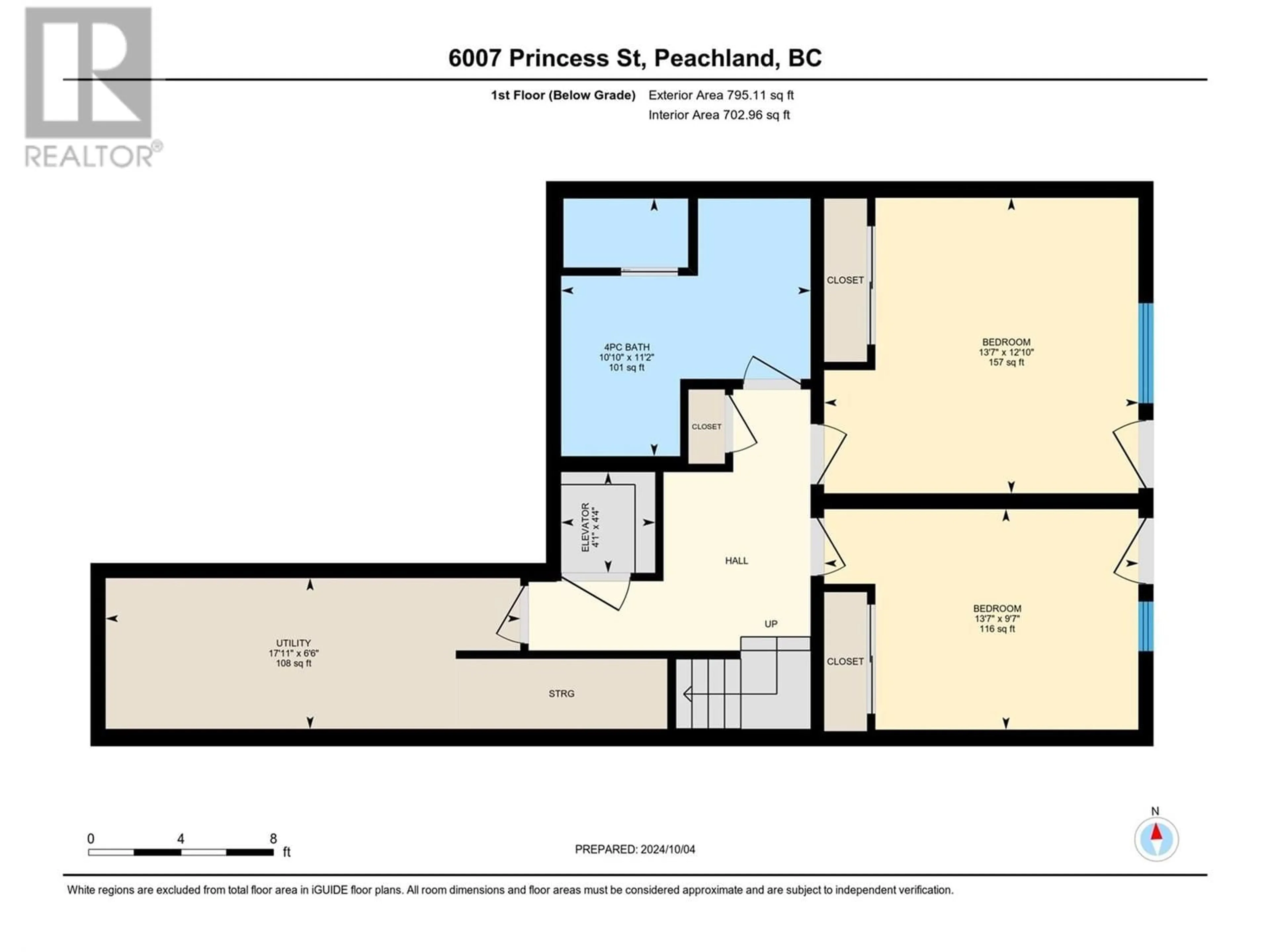 Floor plan for 6007 PRINCESS STREET, Peachland British Columbia V0H1X7