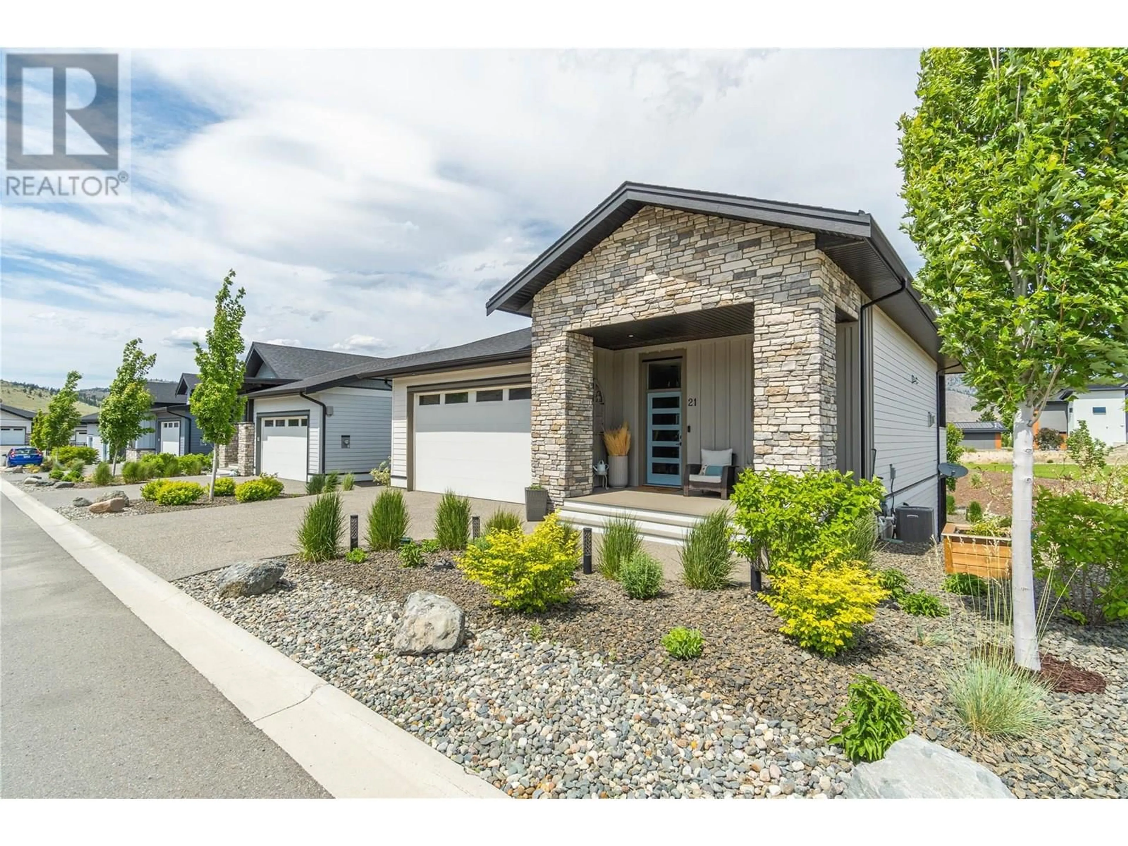 Home with brick exterior material, street for 21 - 260 RUE CHEVAL NOIR OTHER, Kamloops British Columbia V1S0G1