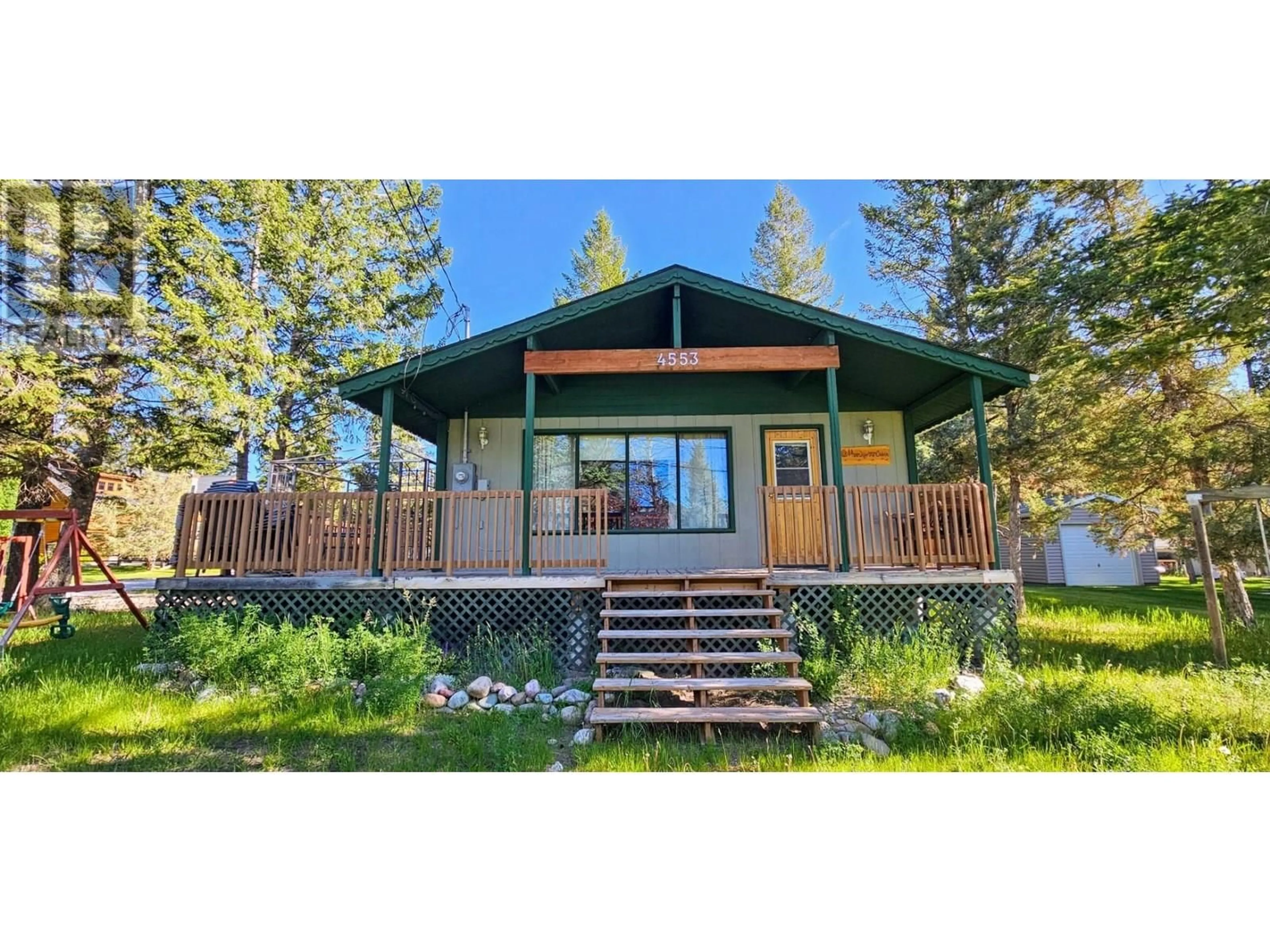 Home with vinyl exterior material, unknown for 4553 COLUMERE ROAD, Fairmont Hot Springs British Columbia V0B1L2