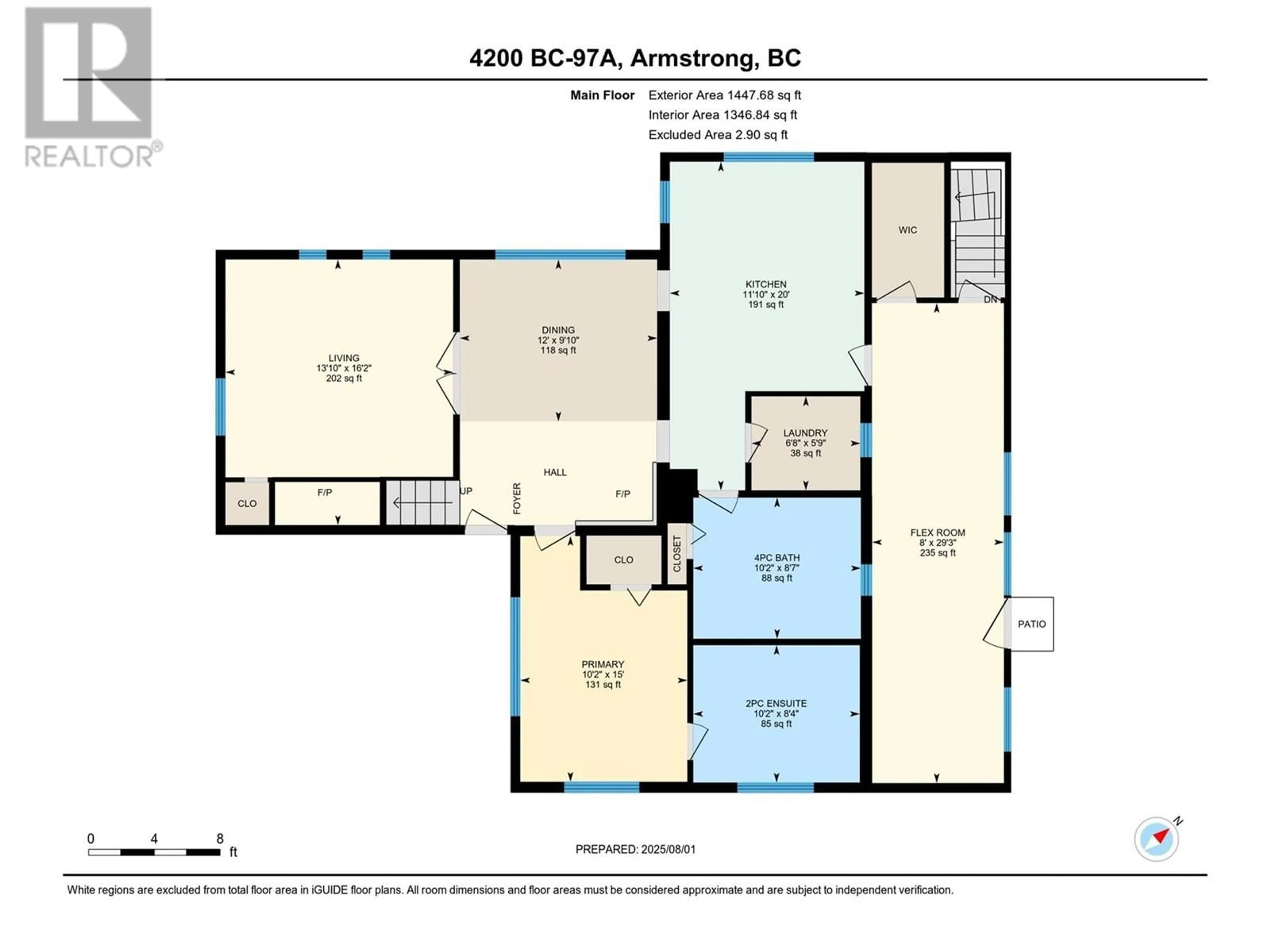 Floor plan for 4200 HIGHWAY 97A OTHER, Spallumcheen British Columbia V4Y0S4