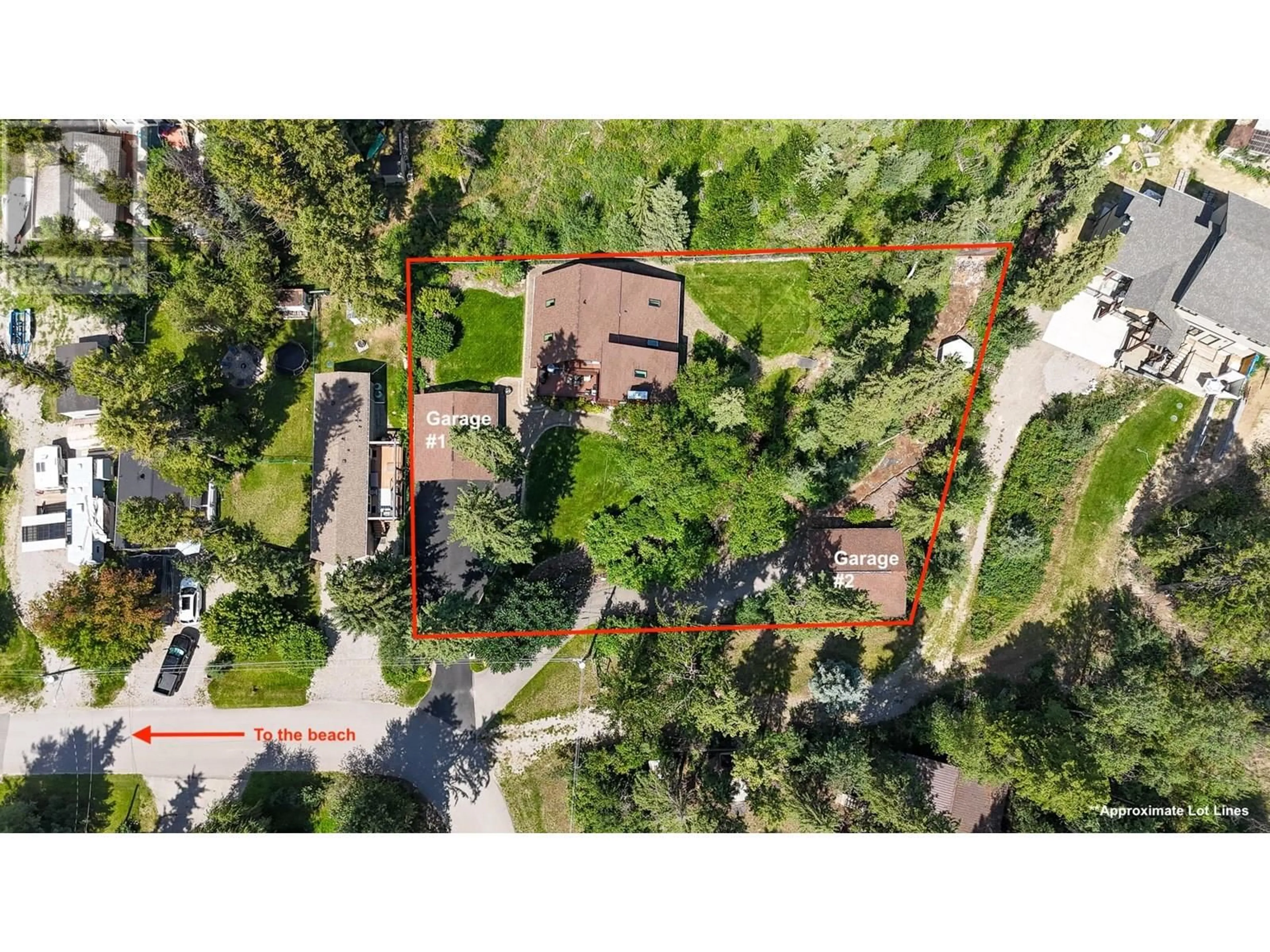 A pic from outside/outdoor area/front of a property/back of a property/a pic from drone, street for 4725 COPPER CRESCENT, Windermere British Columbia V0B2L2