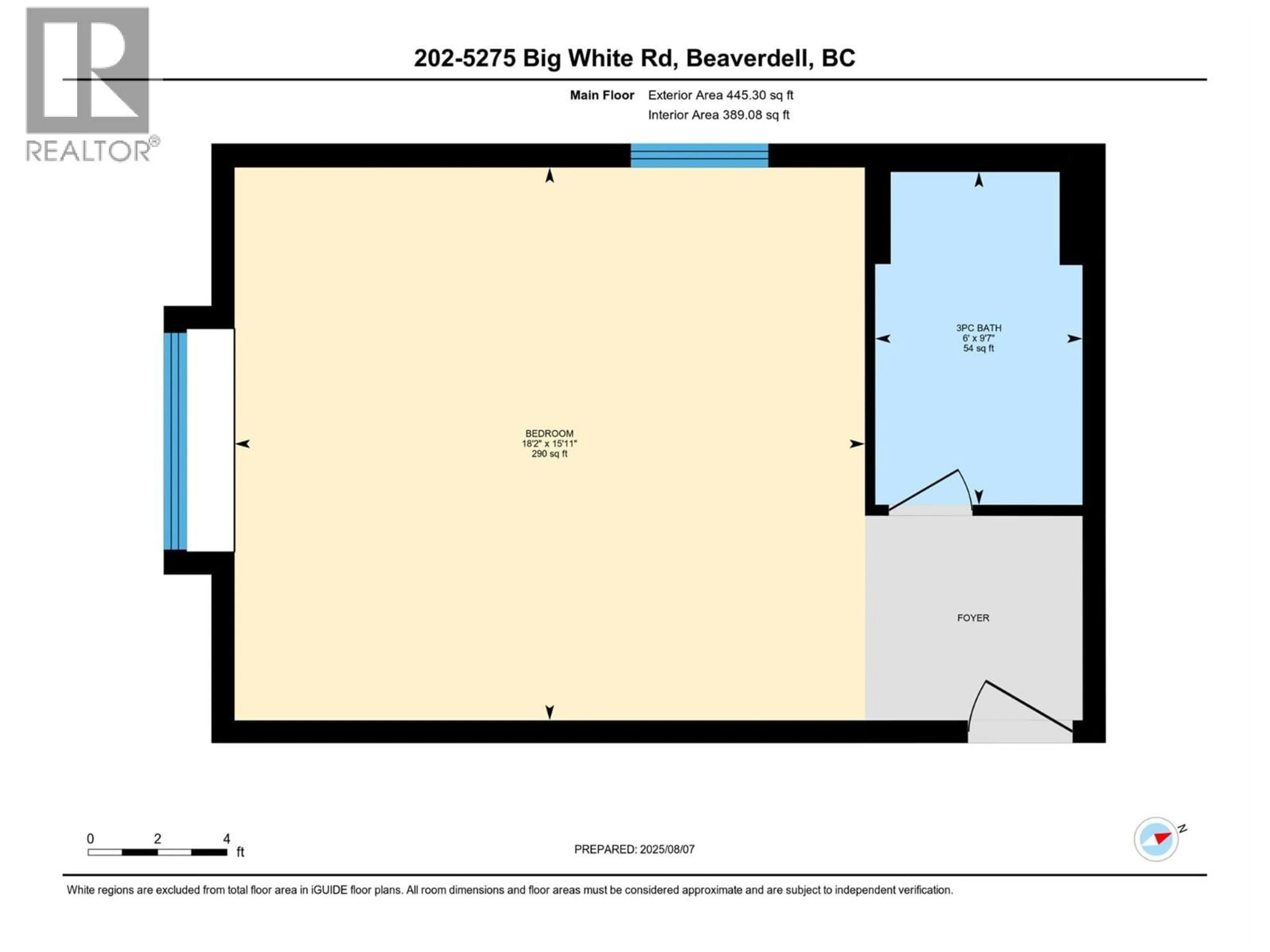Floor plan for 202 - 5275 BIG WHITE ROAD, Big White British Columbia V1P1P4