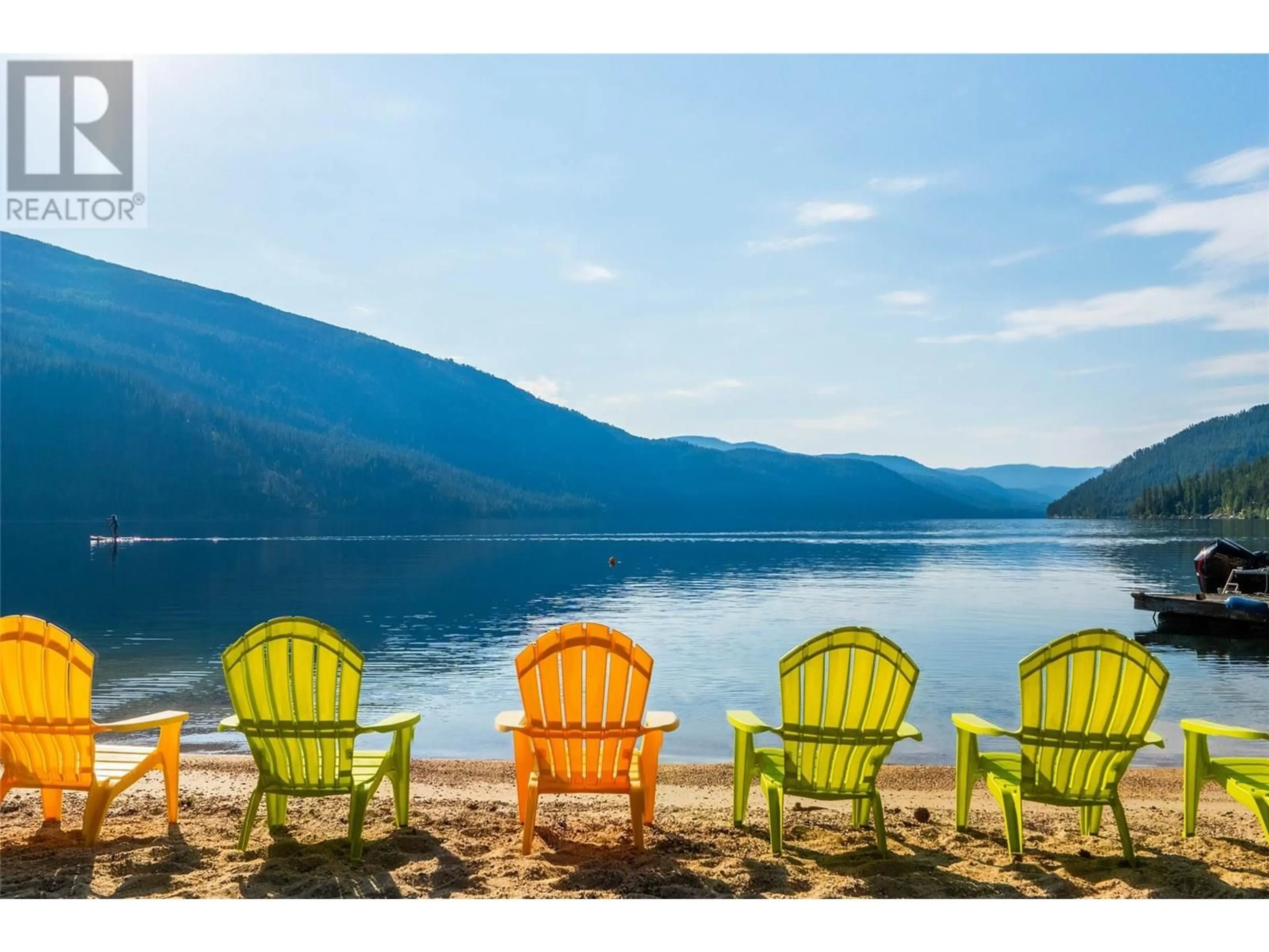 Patio, water/lake/river/ocean view for 4360 BOAT ACCESS WEST SIDE PARK, Christina Lake British Columbia V0H1E0