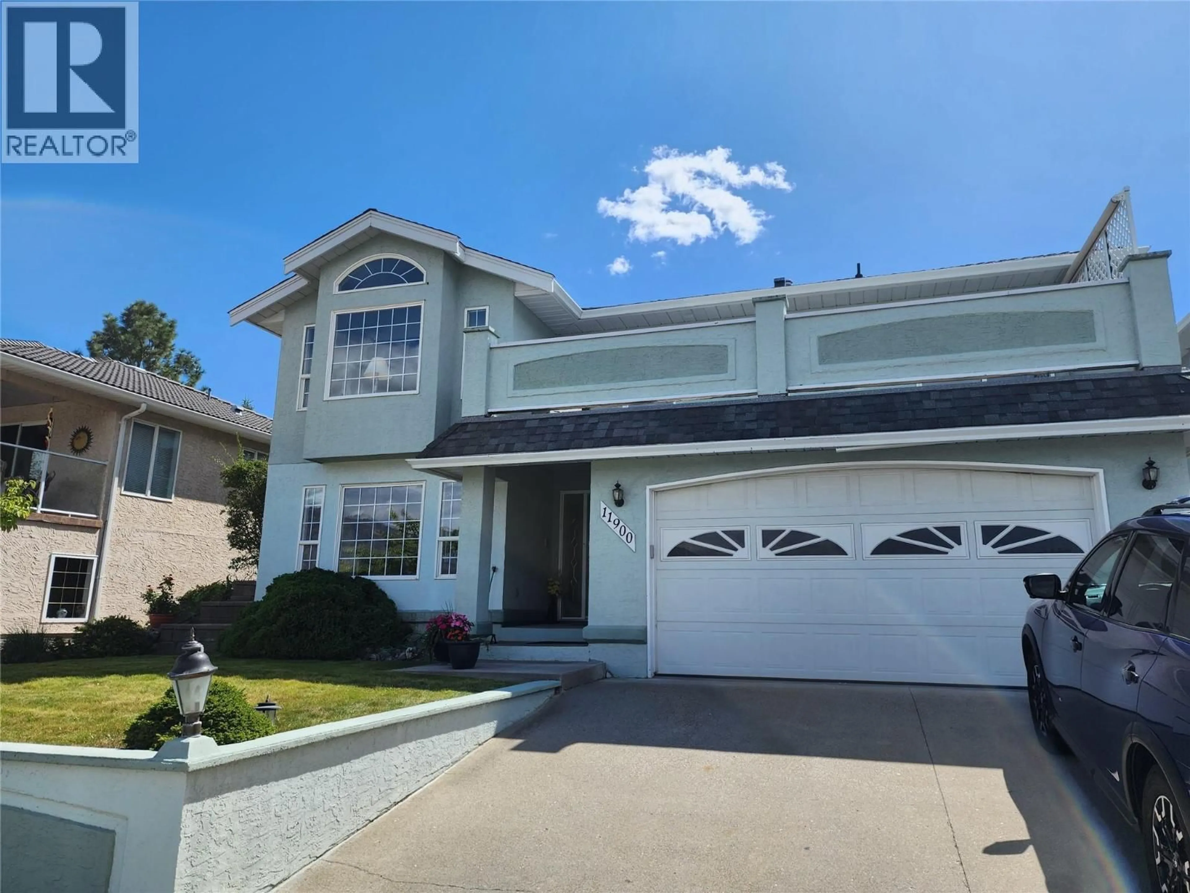 Home with vinyl exterior material, street for 11900 QUAIL RIDGE PLACE, Osoyoos British Columbia V0H1V4