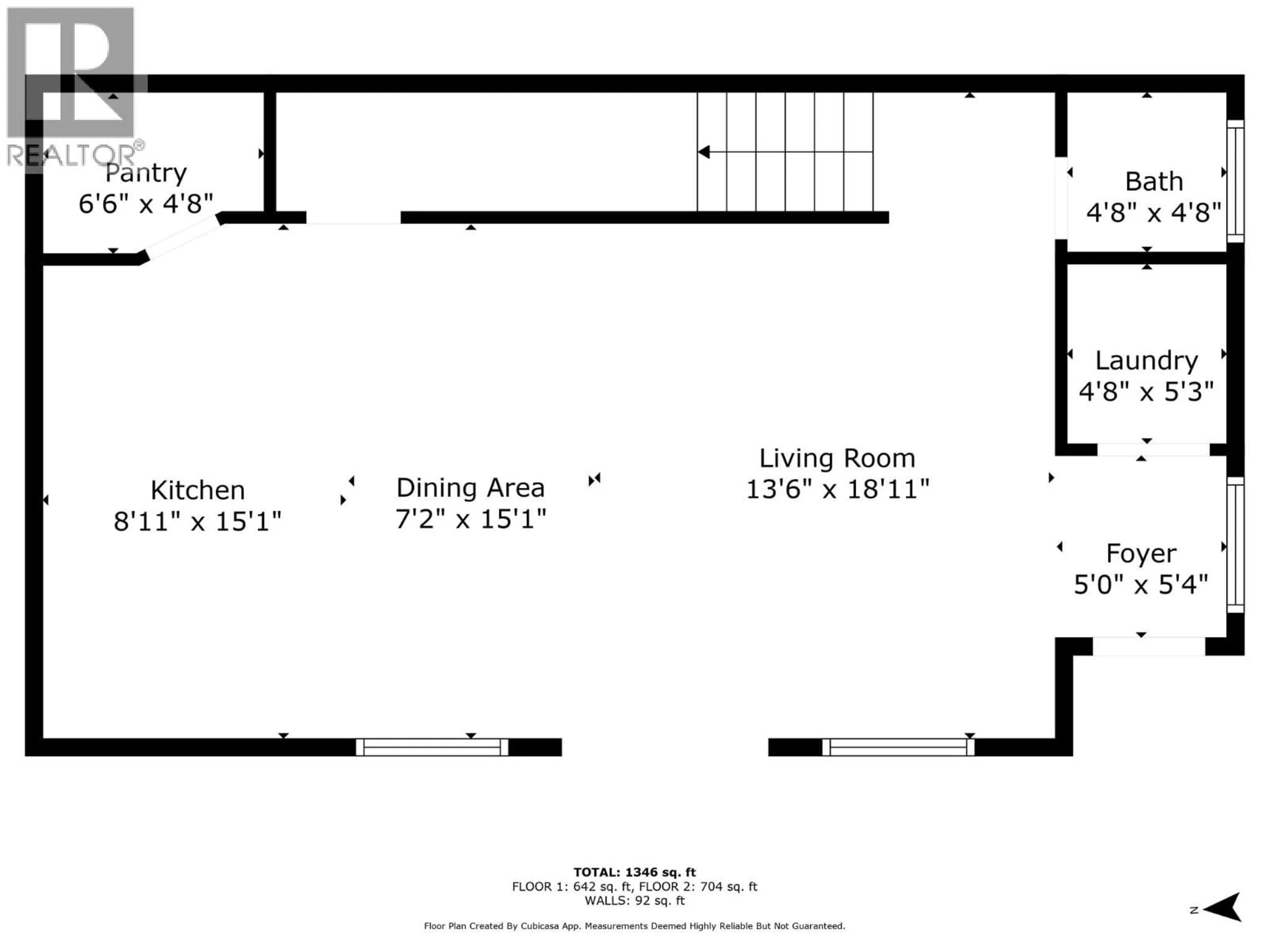 Floor plan for 4 - 3904 29 STREET, Vernon British Columbia V1T5B4