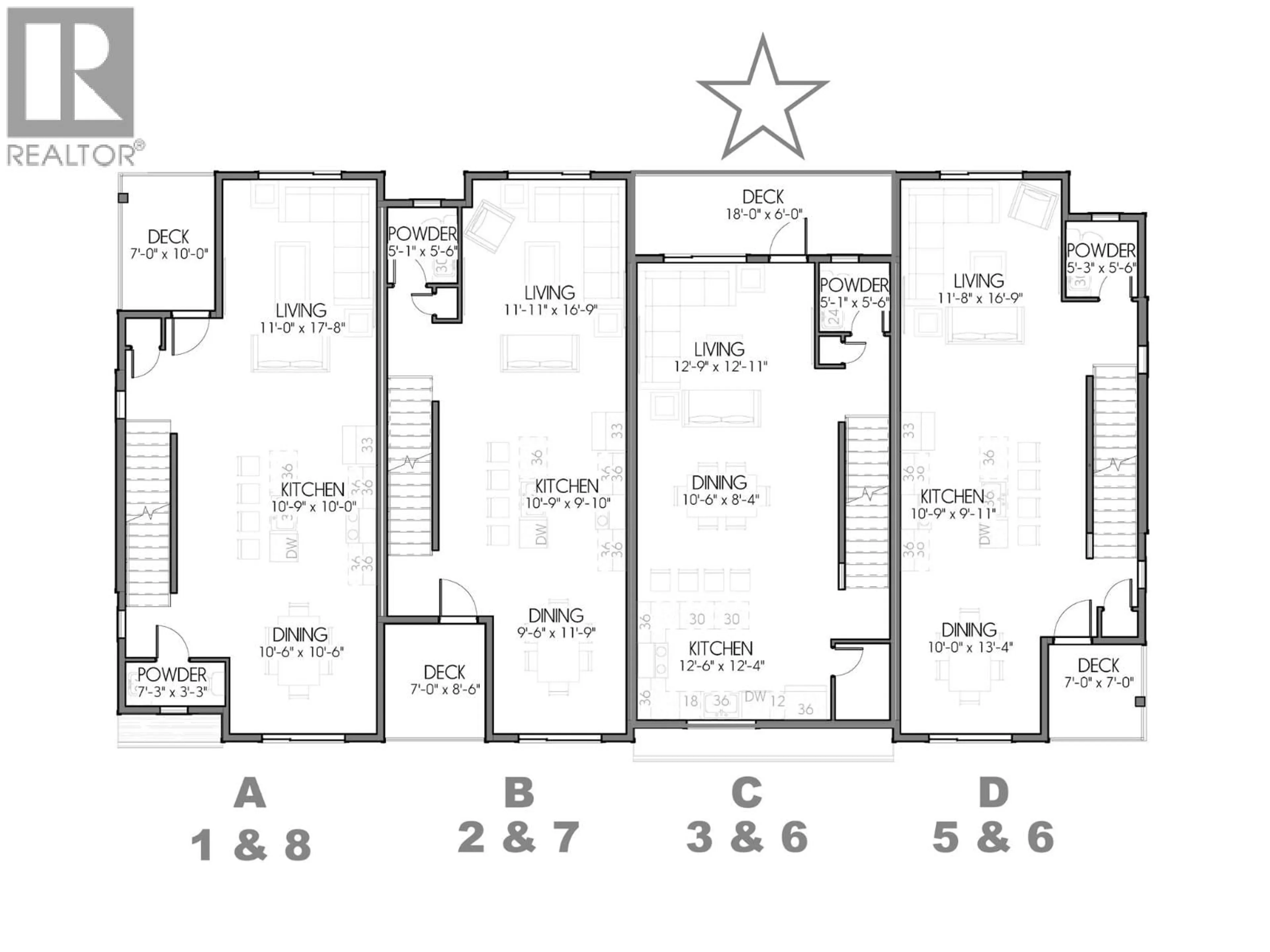 Floor plan for 6 - 222 TEMPLE STREET, Sicamous British Columbia V0E2V0