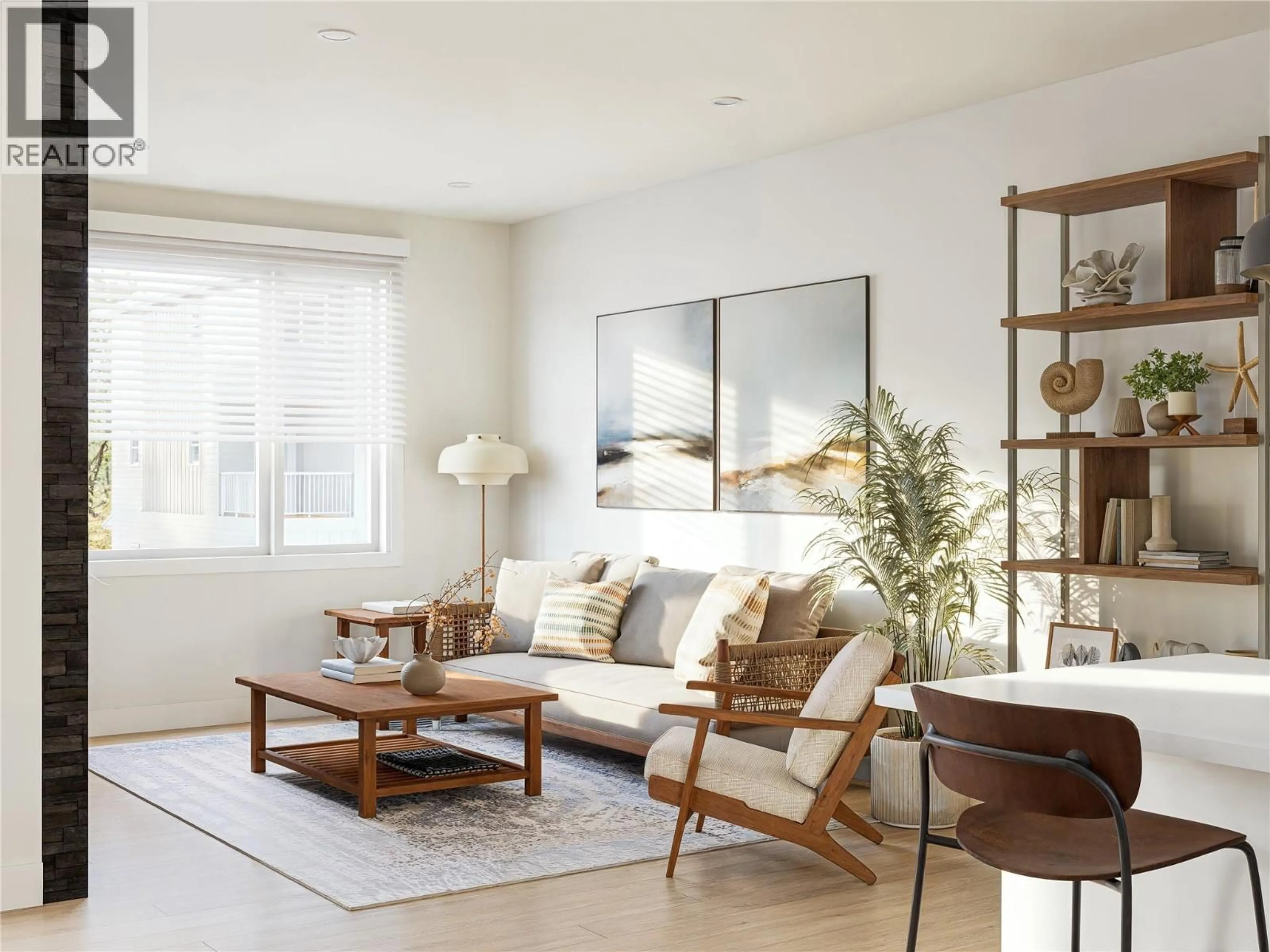 Living room with furniture, wood/laminate floor for 5 - 222 TEMPLE STREET, Sicamous British Columbia V0E2V0
