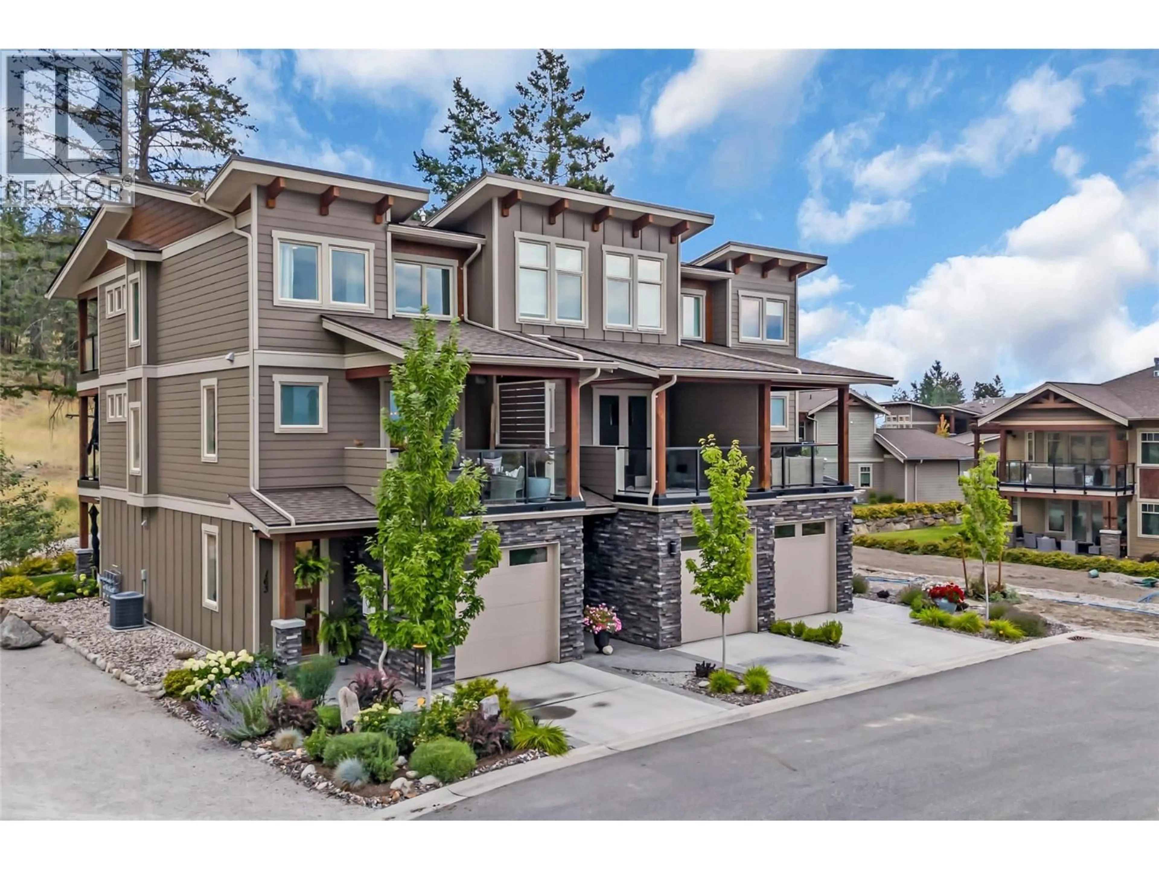 Home with brick exterior material, street for 163-4000 TRAILS PLACE, Peachland British Columbia V0H1X5